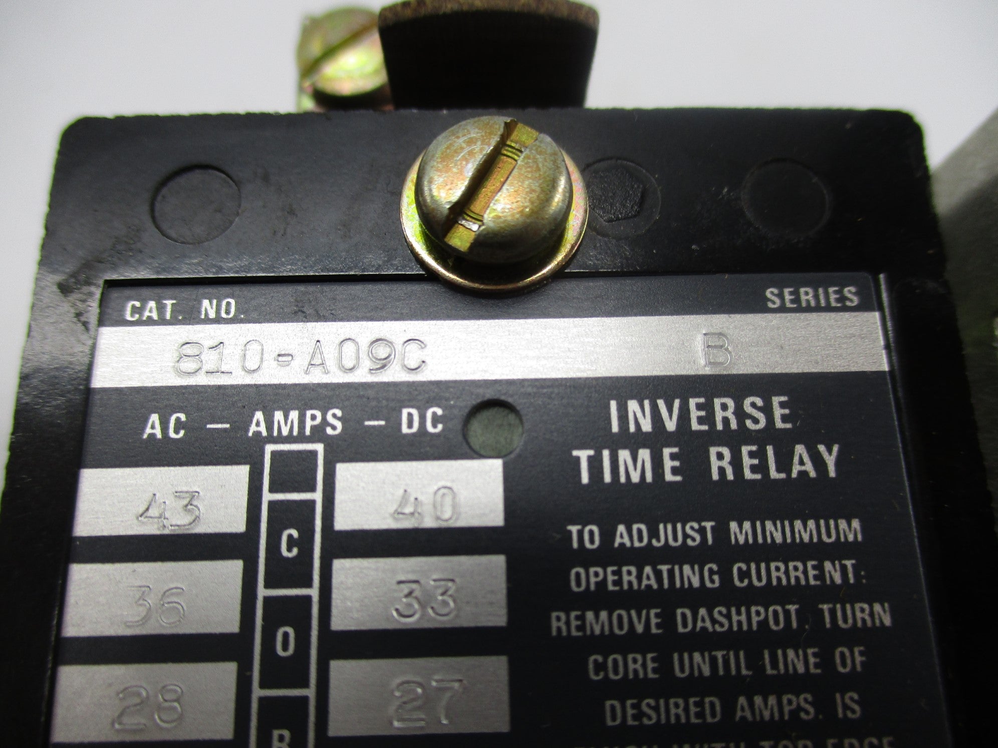 INDUSTRIAL SPARE PART 810-A09C SER. B 28A NSNP