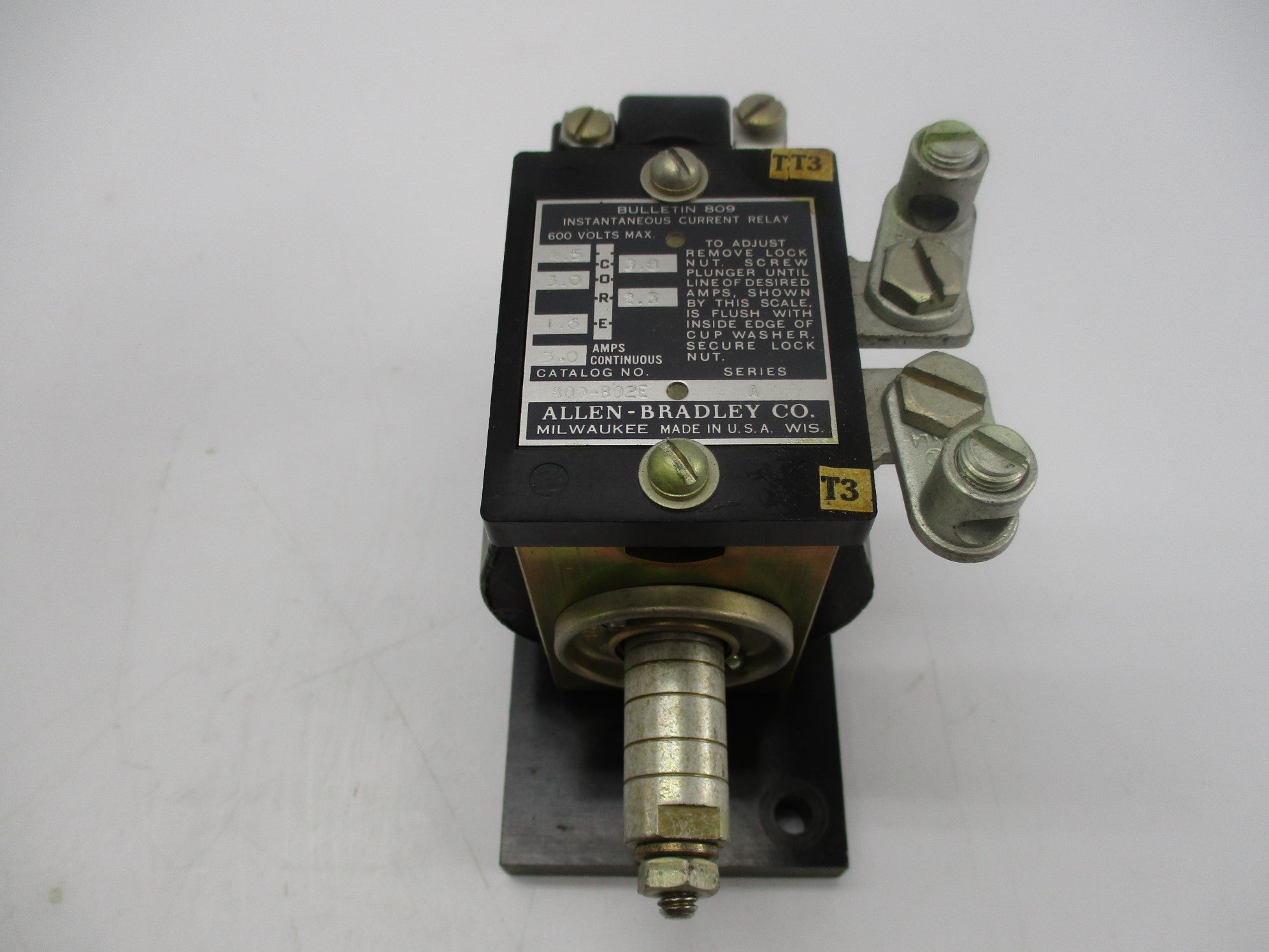 INDUSTRIAL SPARE PART 809-B02E SER. A 3.0A NSNP
