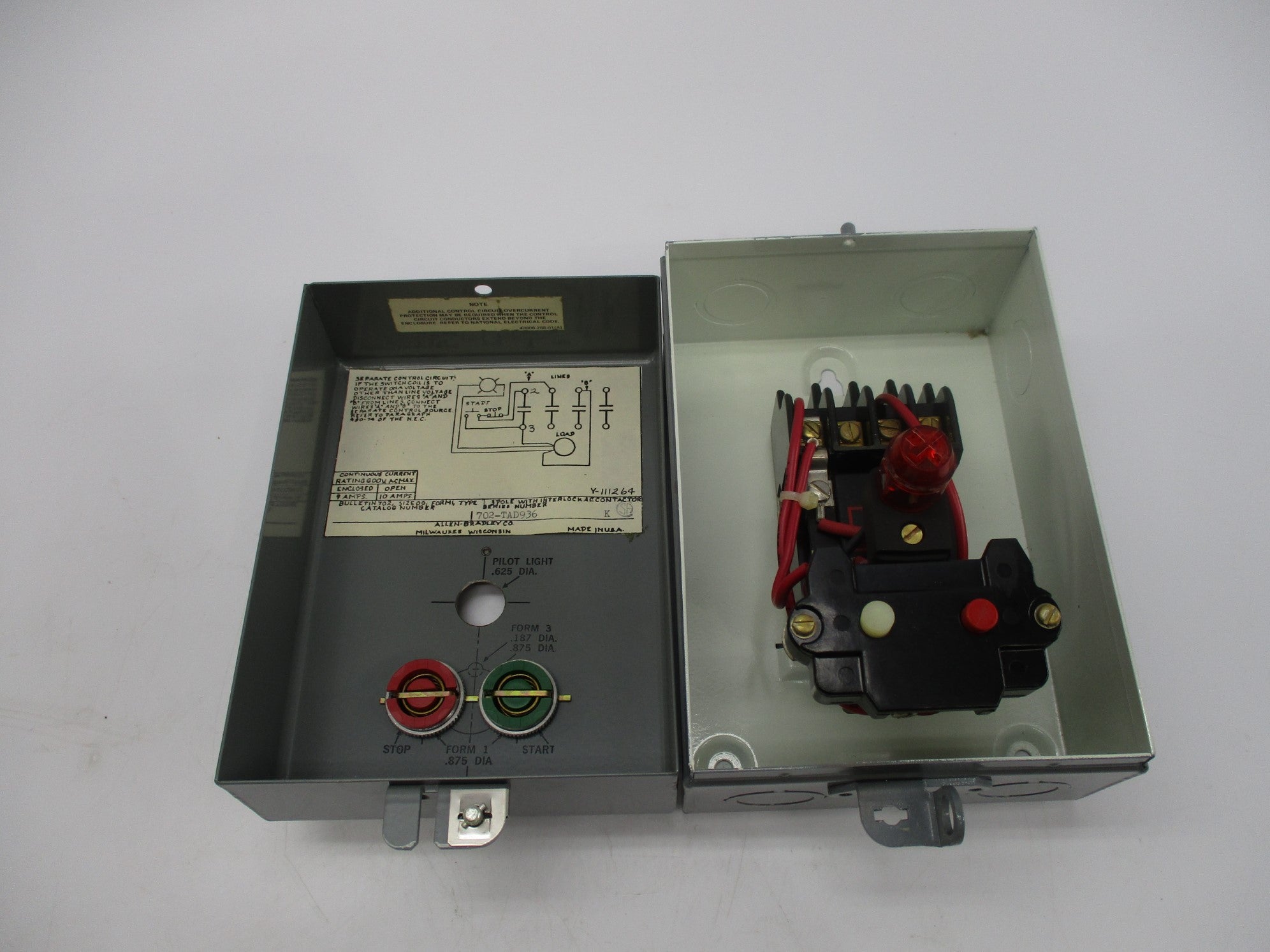 INDUSTRIAL SPARE PART 702-TAD936 SER. K 120V NSMP