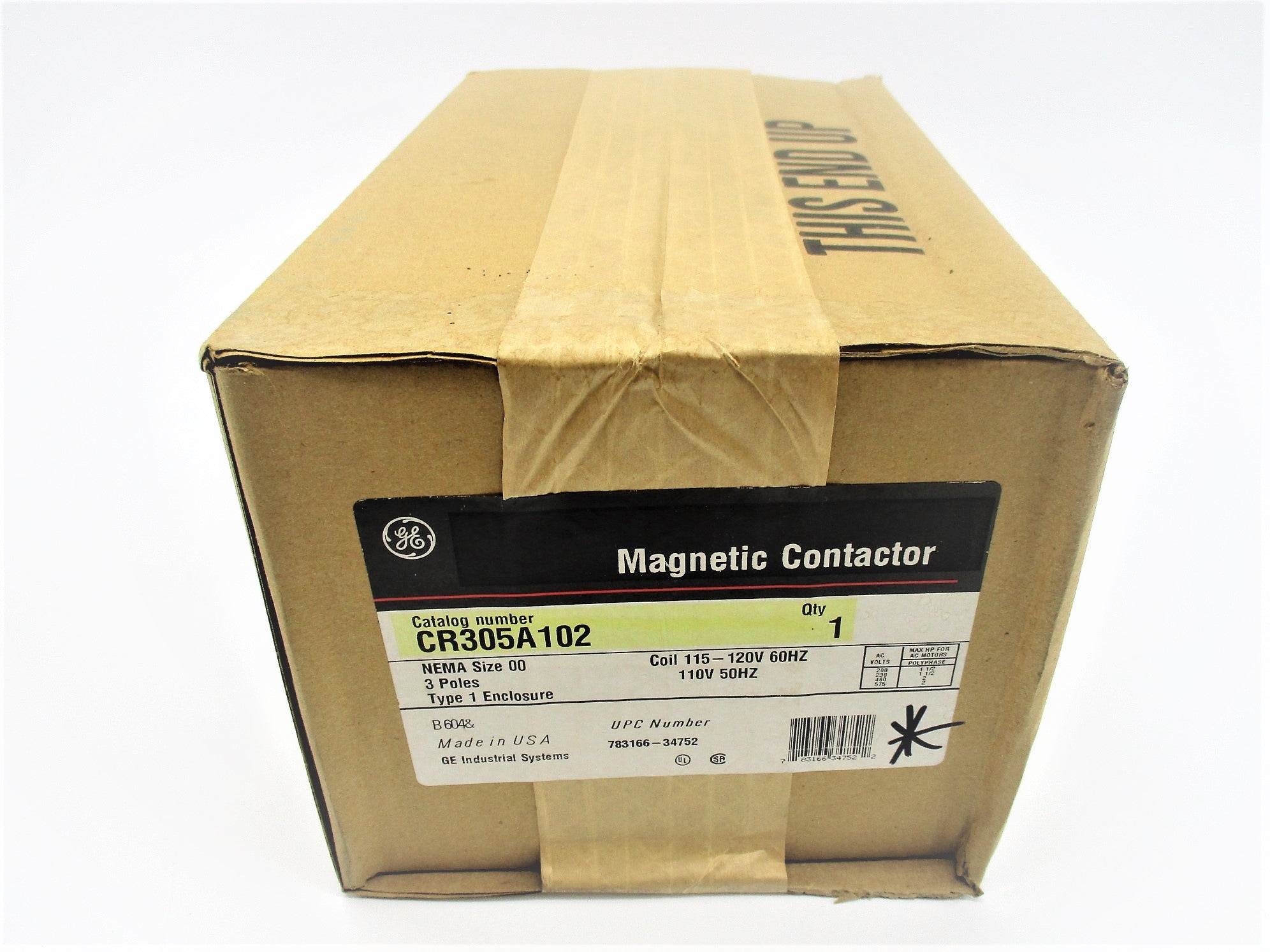 GENERAL ELECTRIC CR305A102 110/120V NSFS