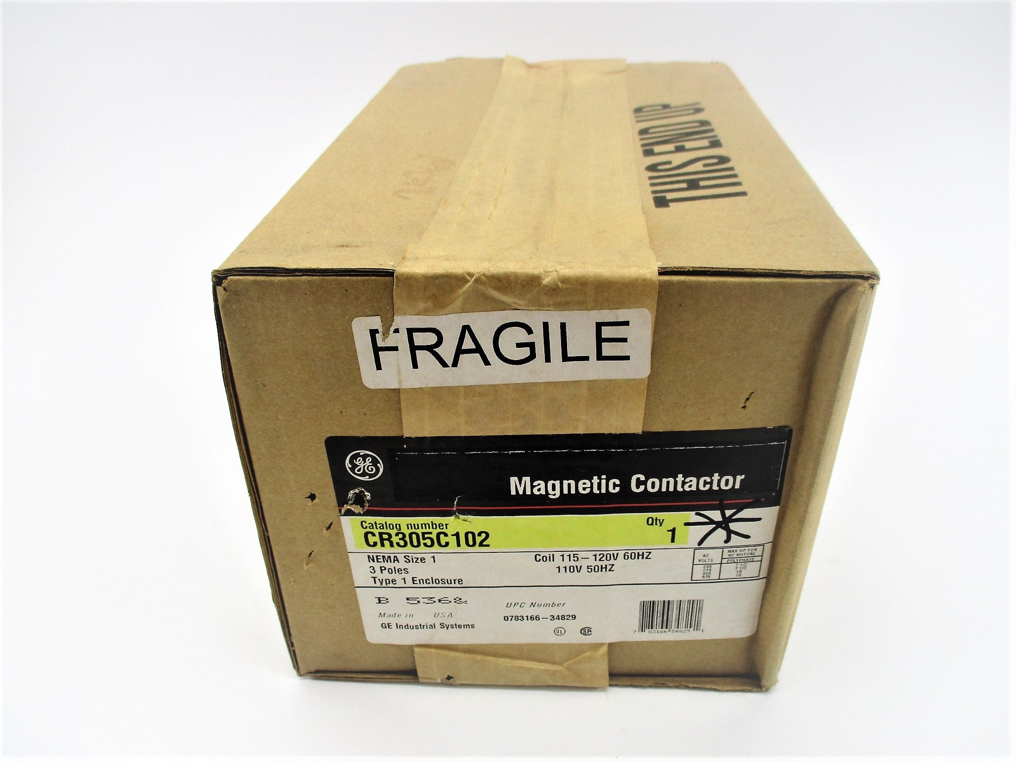 GENERAL ELECTRIC CR305C102 110//120V NSFS