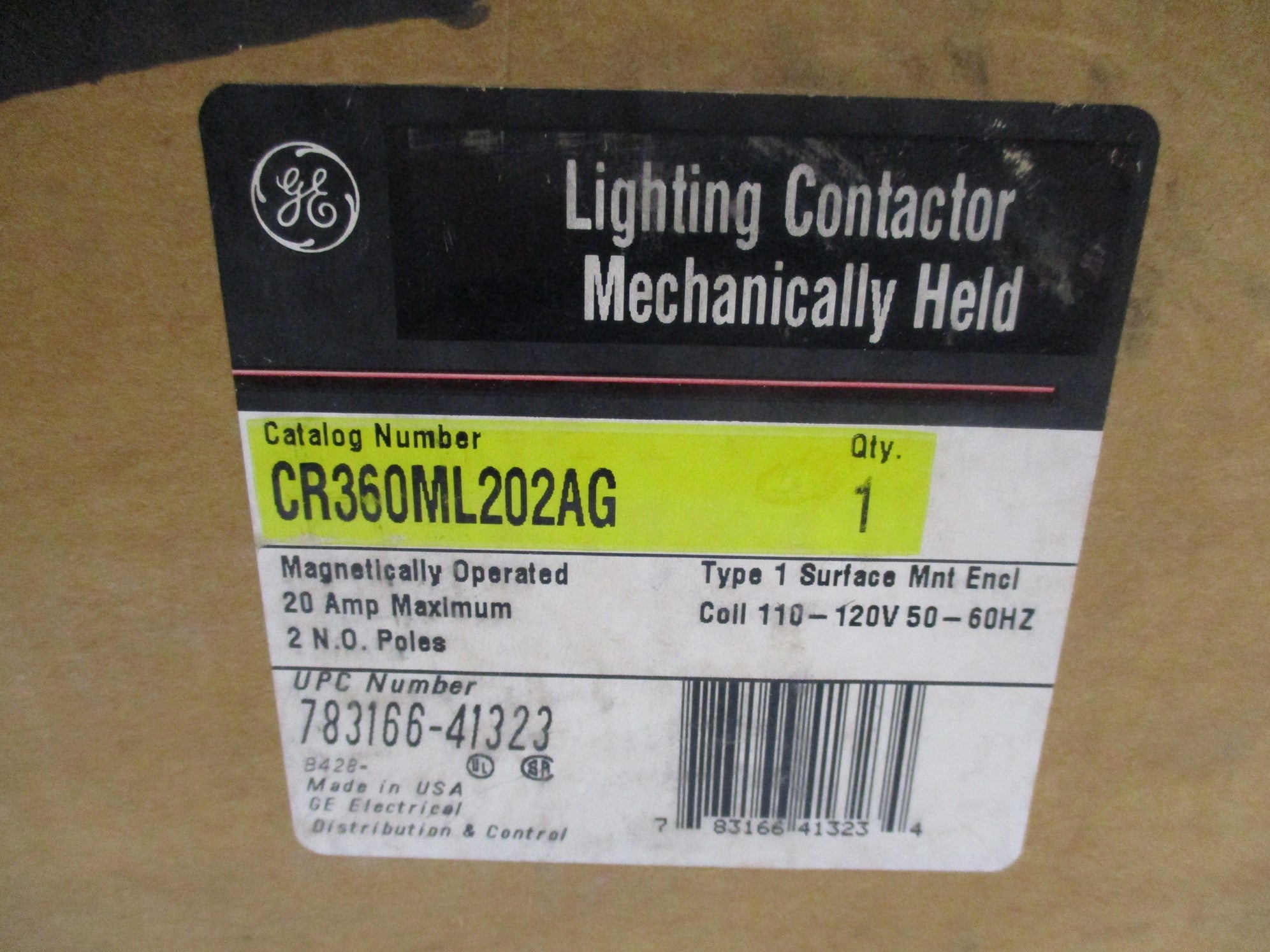 GENERAL ELECTRIC CR360ML202AG 110/120V NSMP