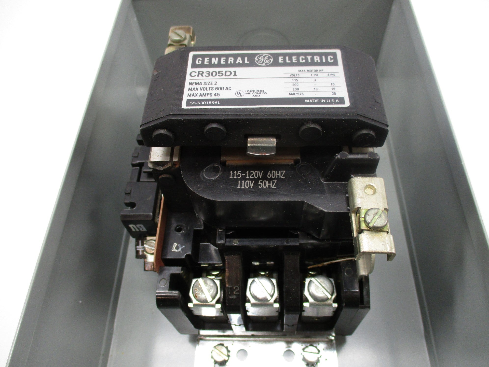 GENERAL ELECTRIC CR305D123 110/120V NSMP