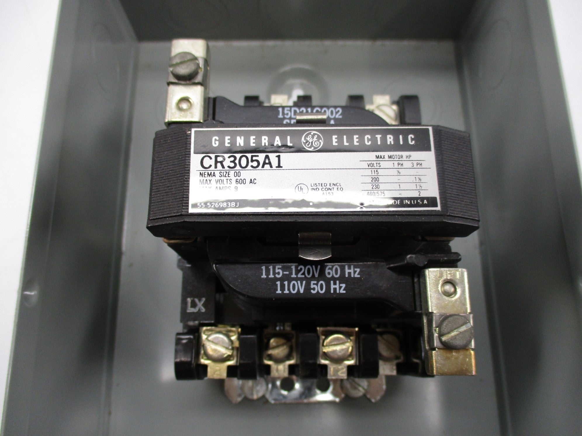 GENERAL ELECTRIC CR305A1 110/120V NSNP