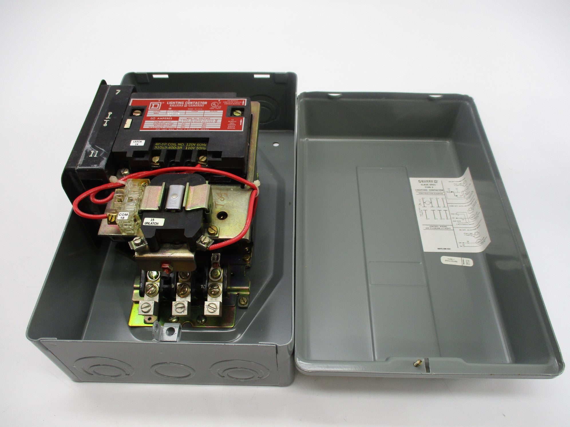 SQUARE D 8903-SPO12V02 SER. A 110/120V NSNP