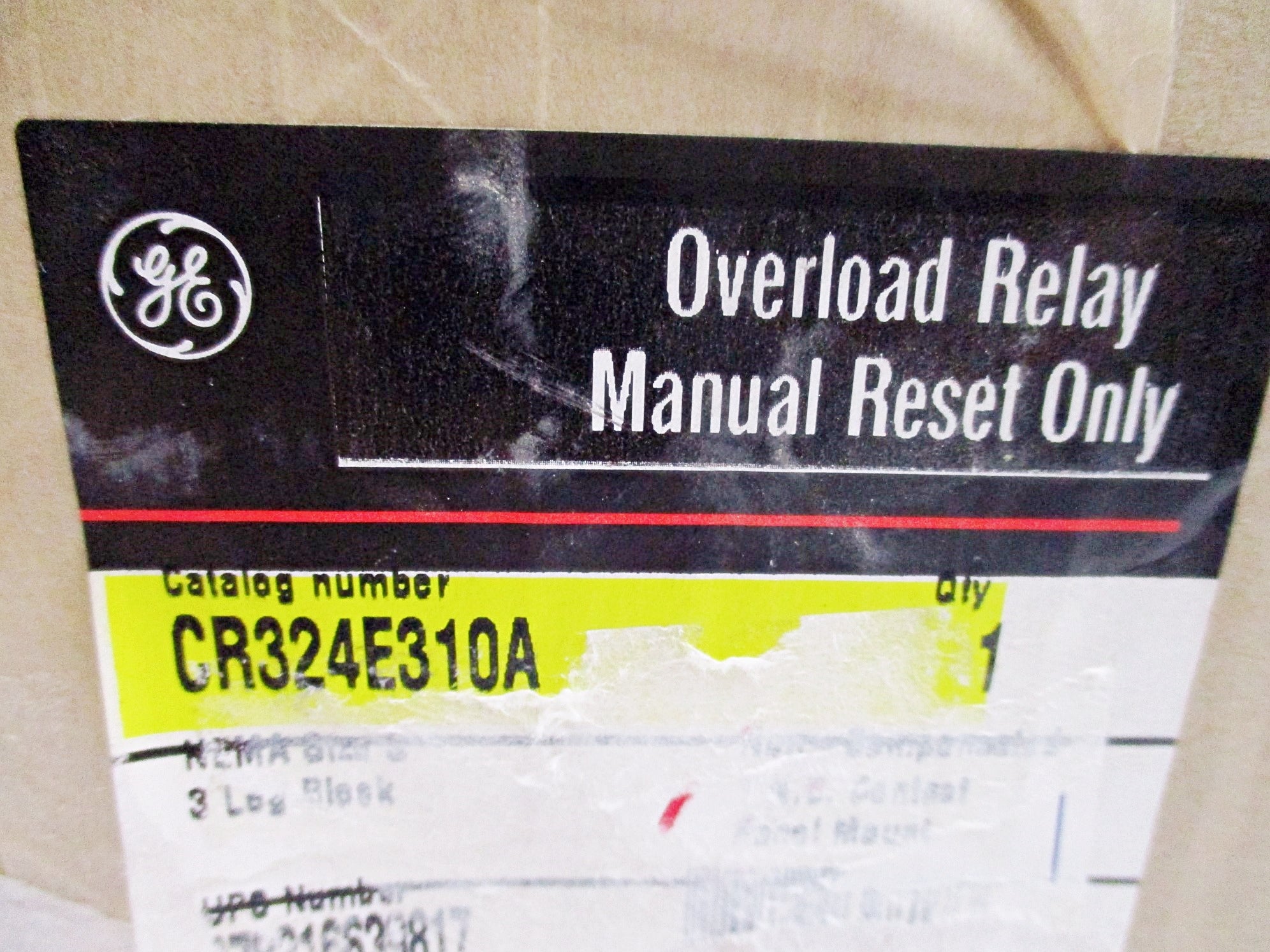 GENERAL ELECTRIC CR324E310A NSFS