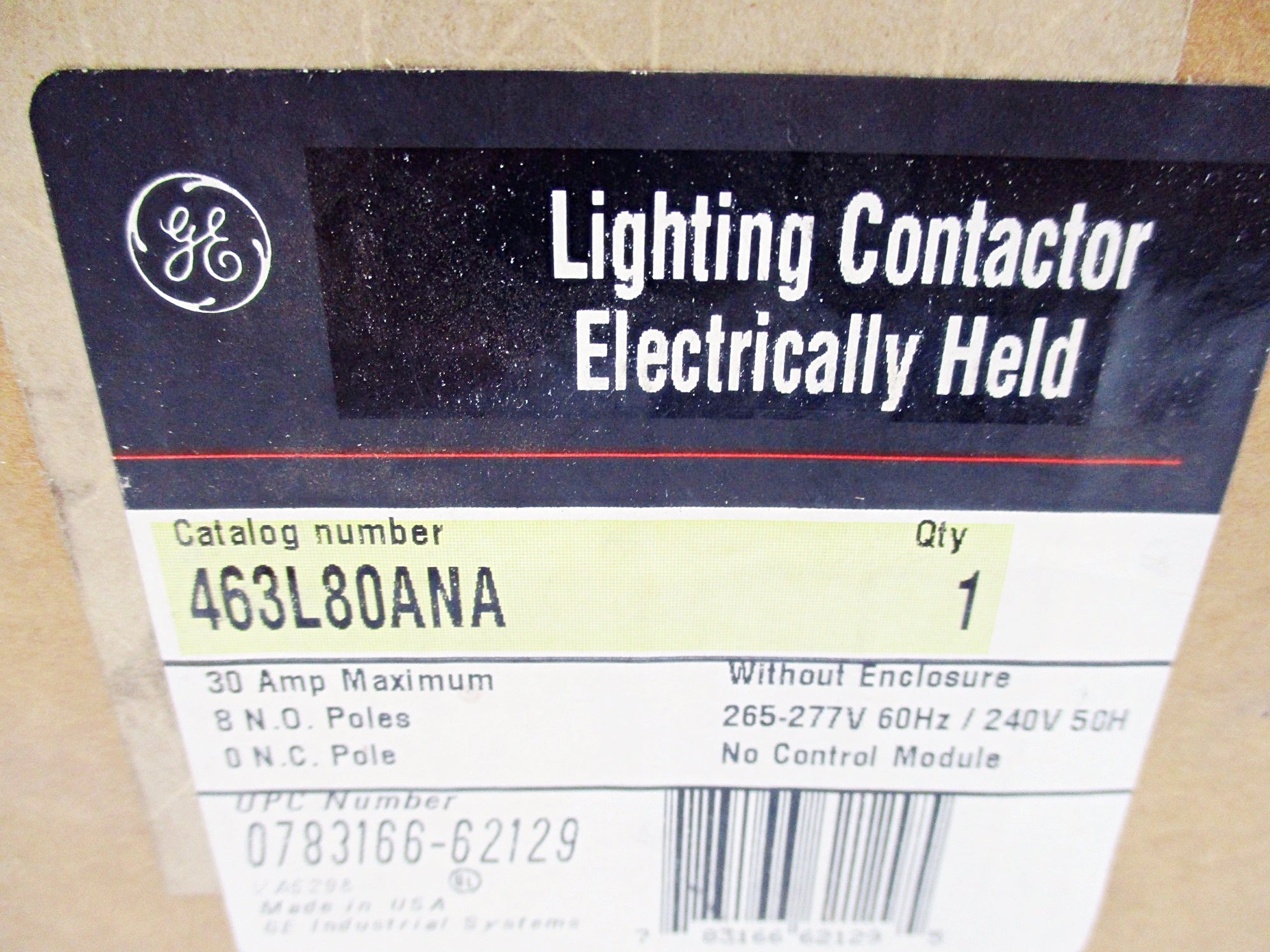 GENERAL ELECTRIC 463L80ANA 265/277V NSFS