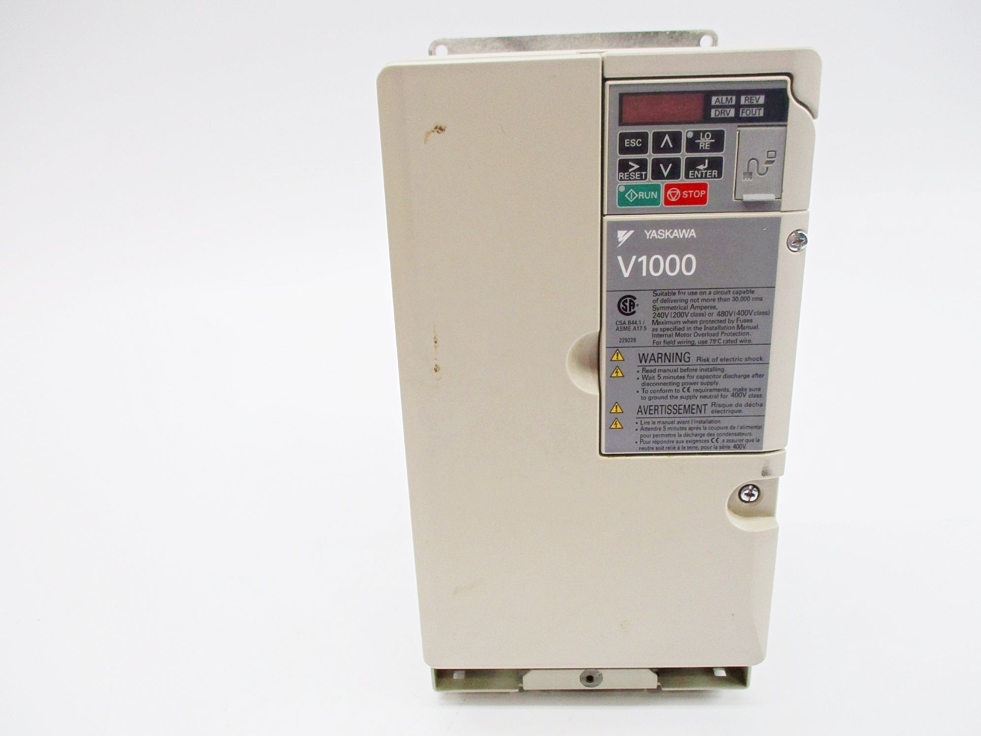 YASKAWA CIMR-VU4A0023FAA NSMP
