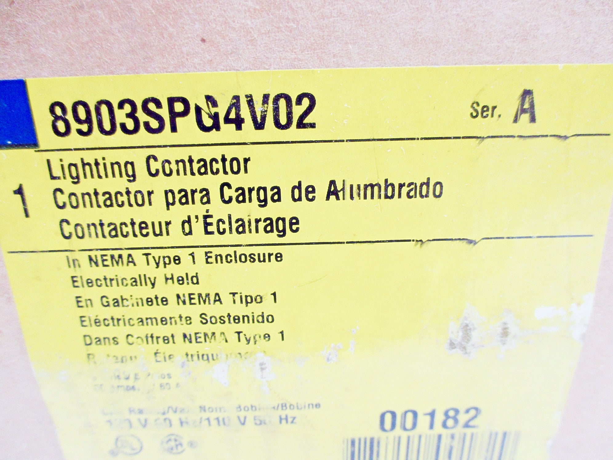 SQUARE D 8903SPG4V02 SER. A 110/120V NSMP