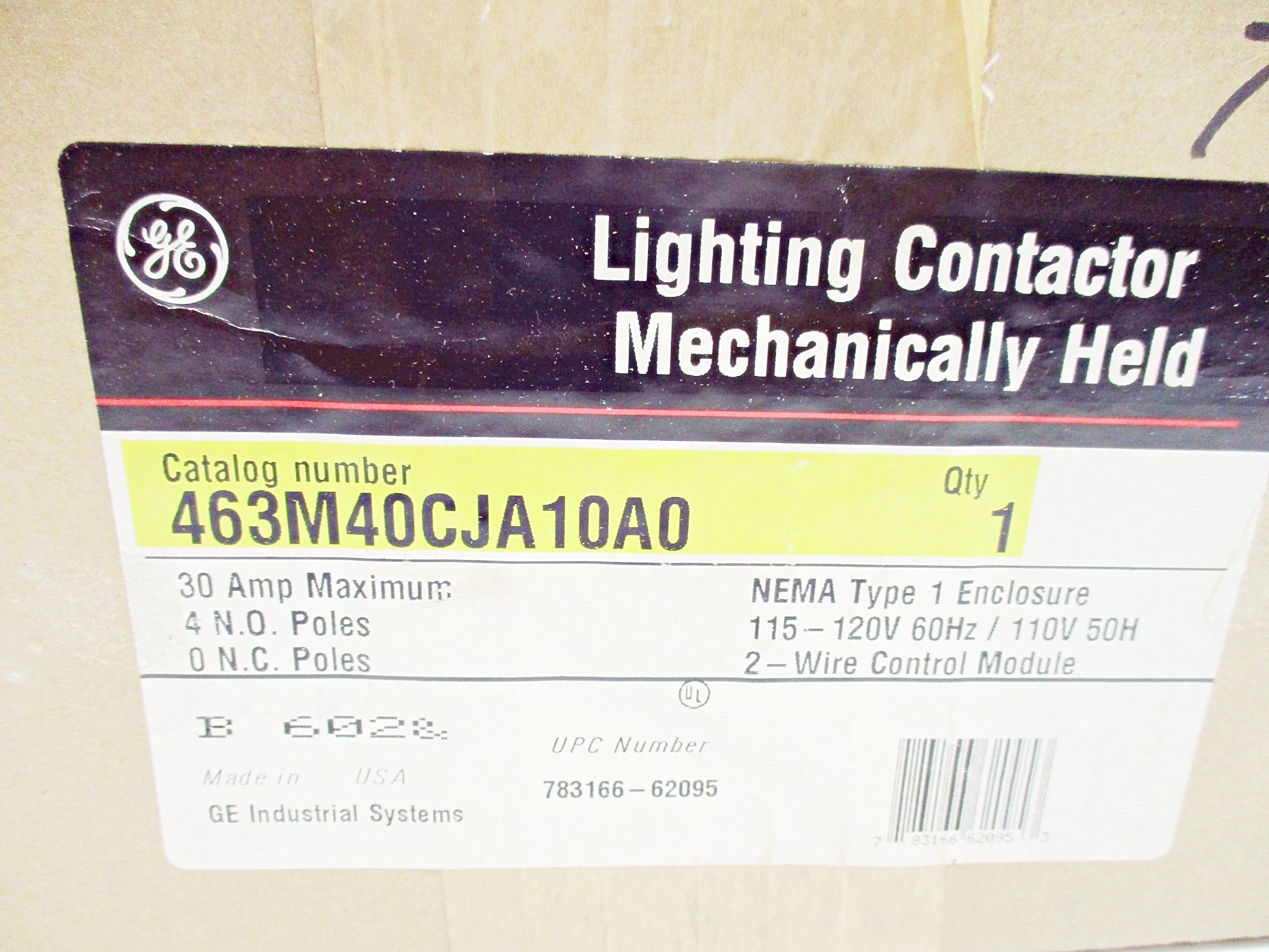 GENERAL ELECTRIC 463M40CJA10A0 110/120V NSFS