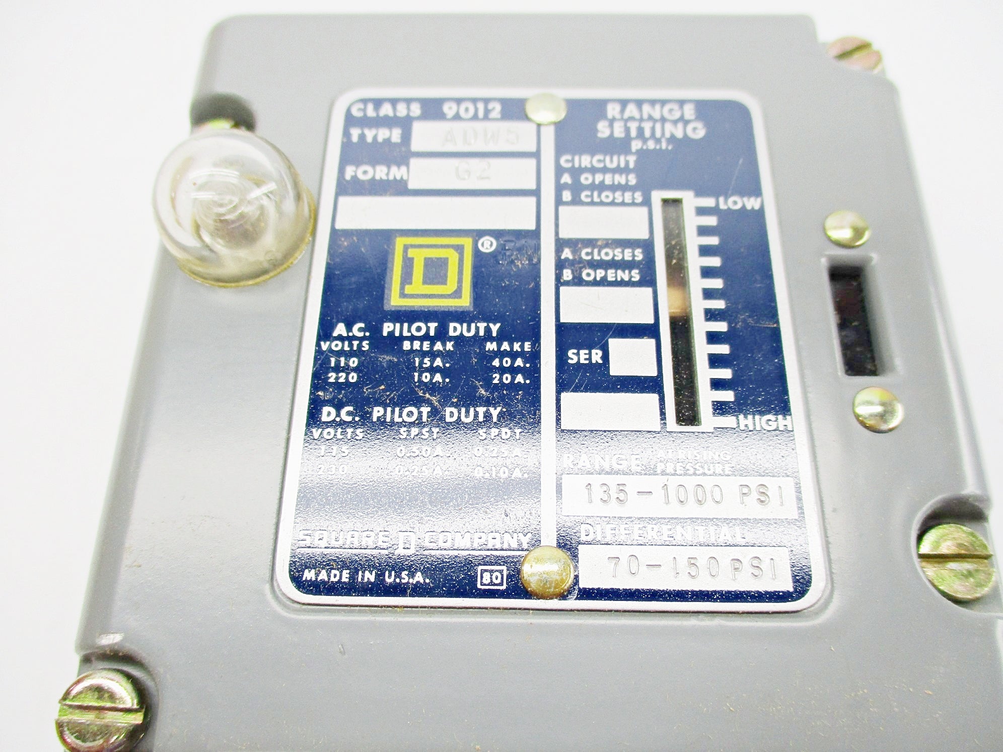 SQUARE D 9012ADW5 NSMP