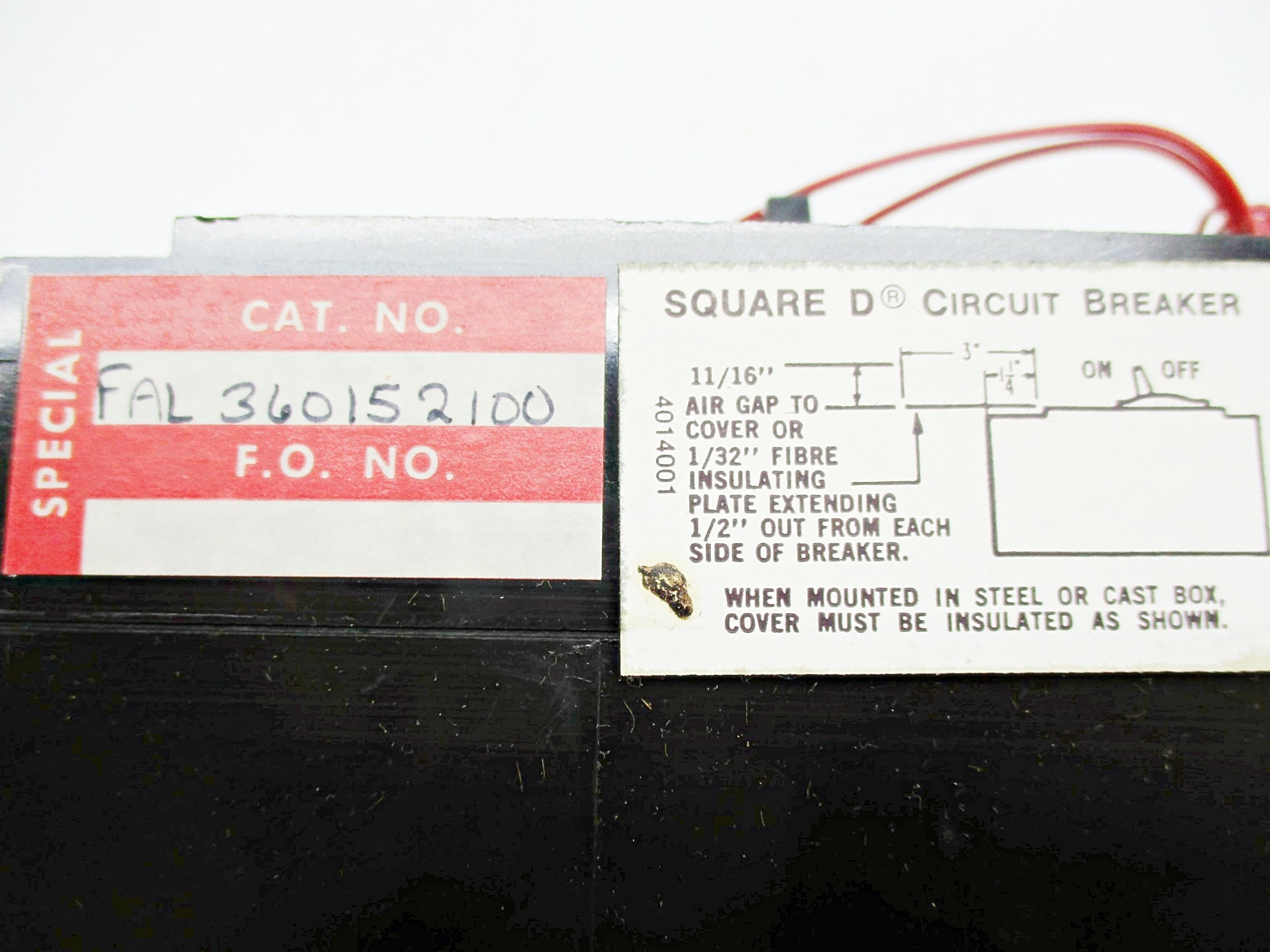 SQUARE D FAL360152100 15A 600V NSNP