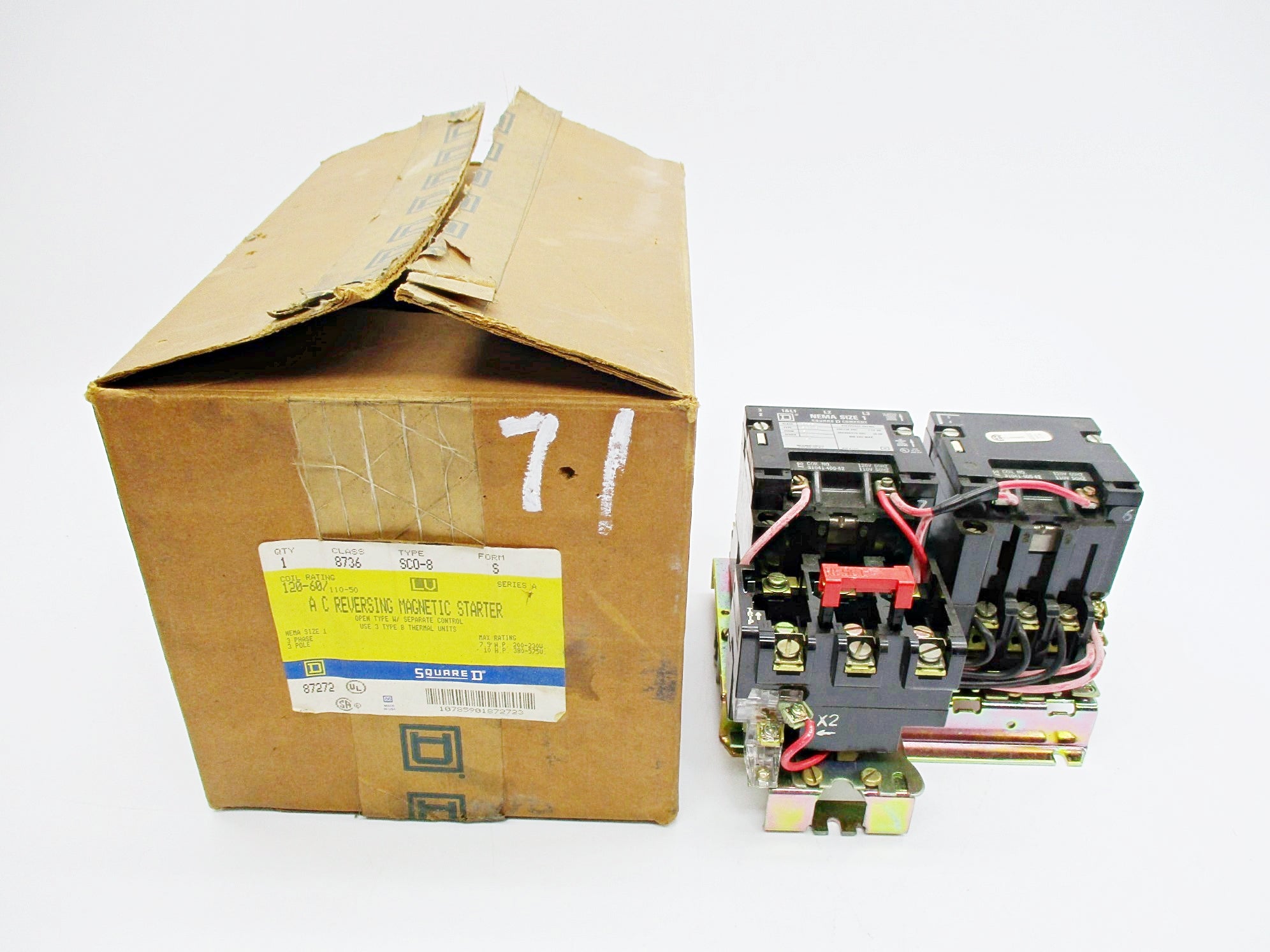 SQUARE D 8736SCO8S 120V NSMP