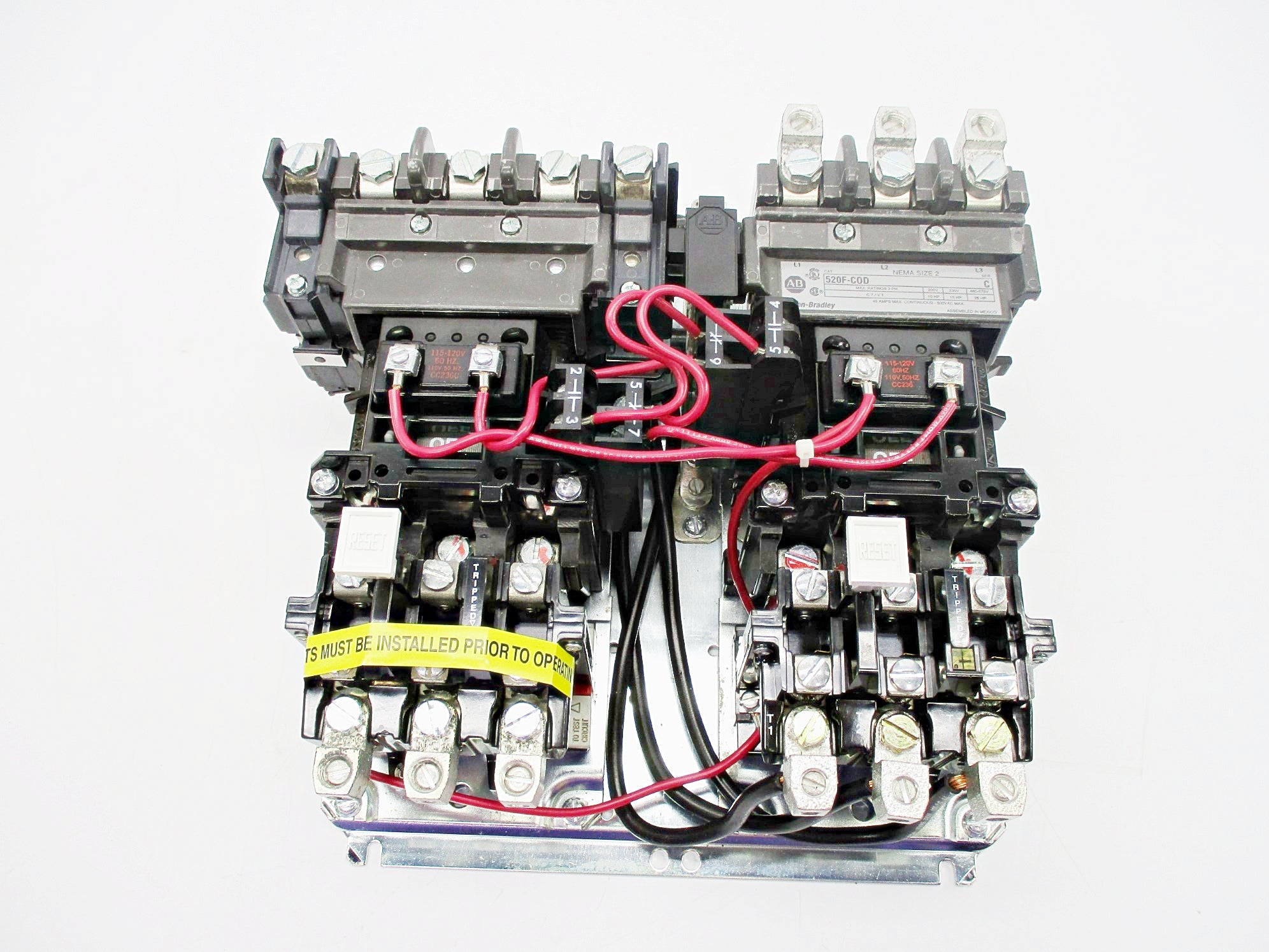 ALLEN BRADLEY 520F-COD SER. C (BR/WH) NSMP