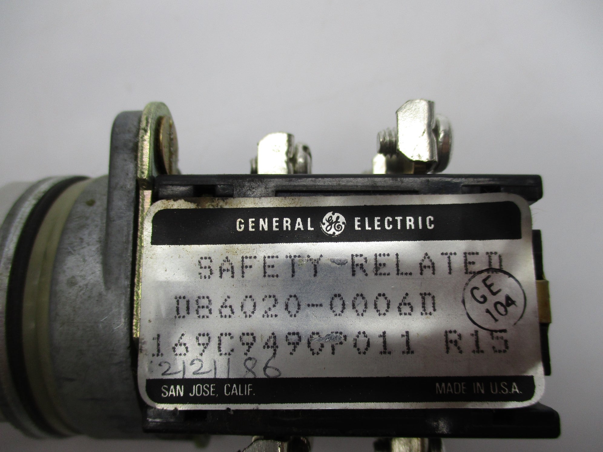 GENERAL ELECTRIC I69C9490P011R15 NSNP