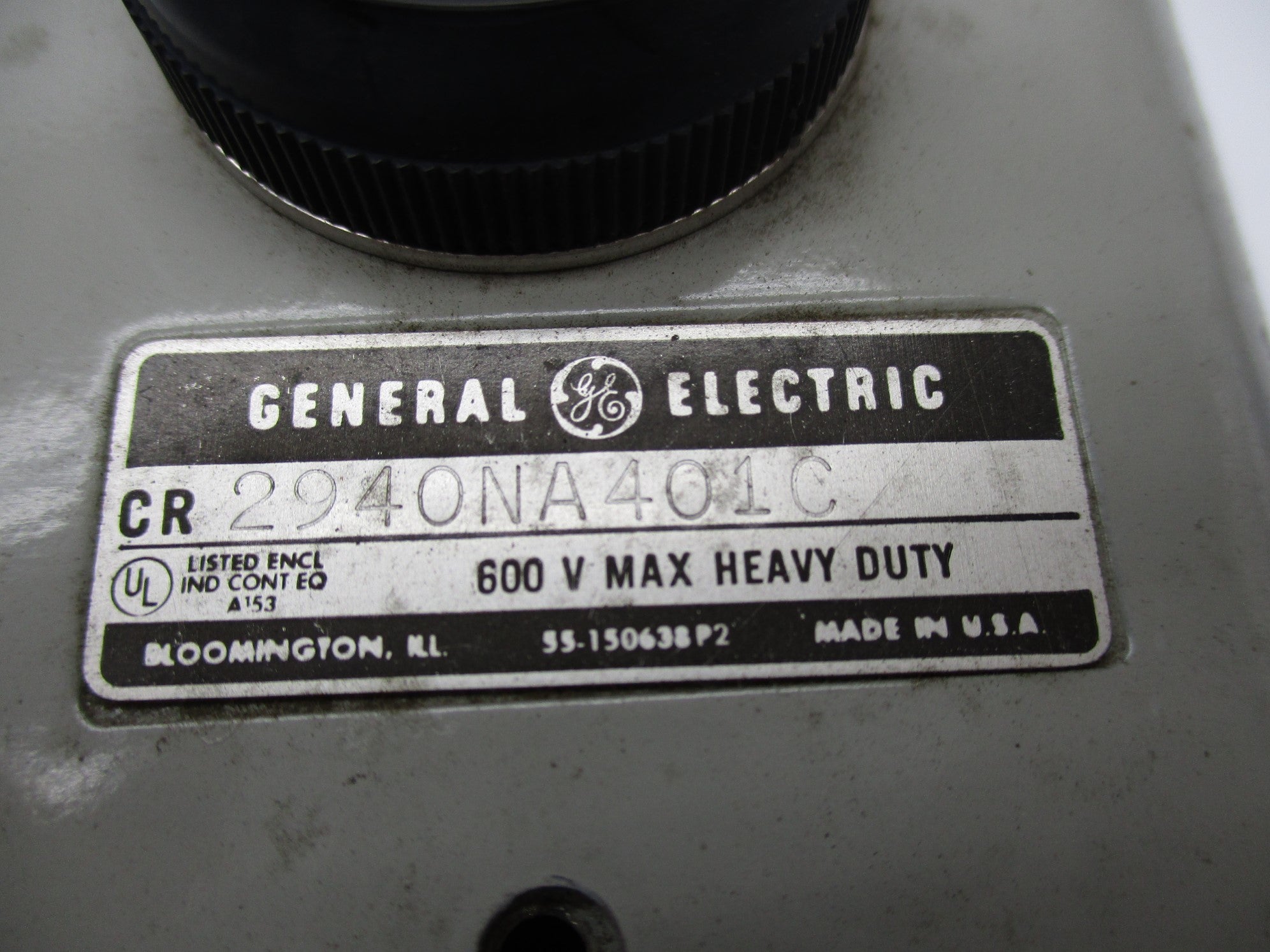 GENERAL ELECTRIC CR2940NA401C UNMP
