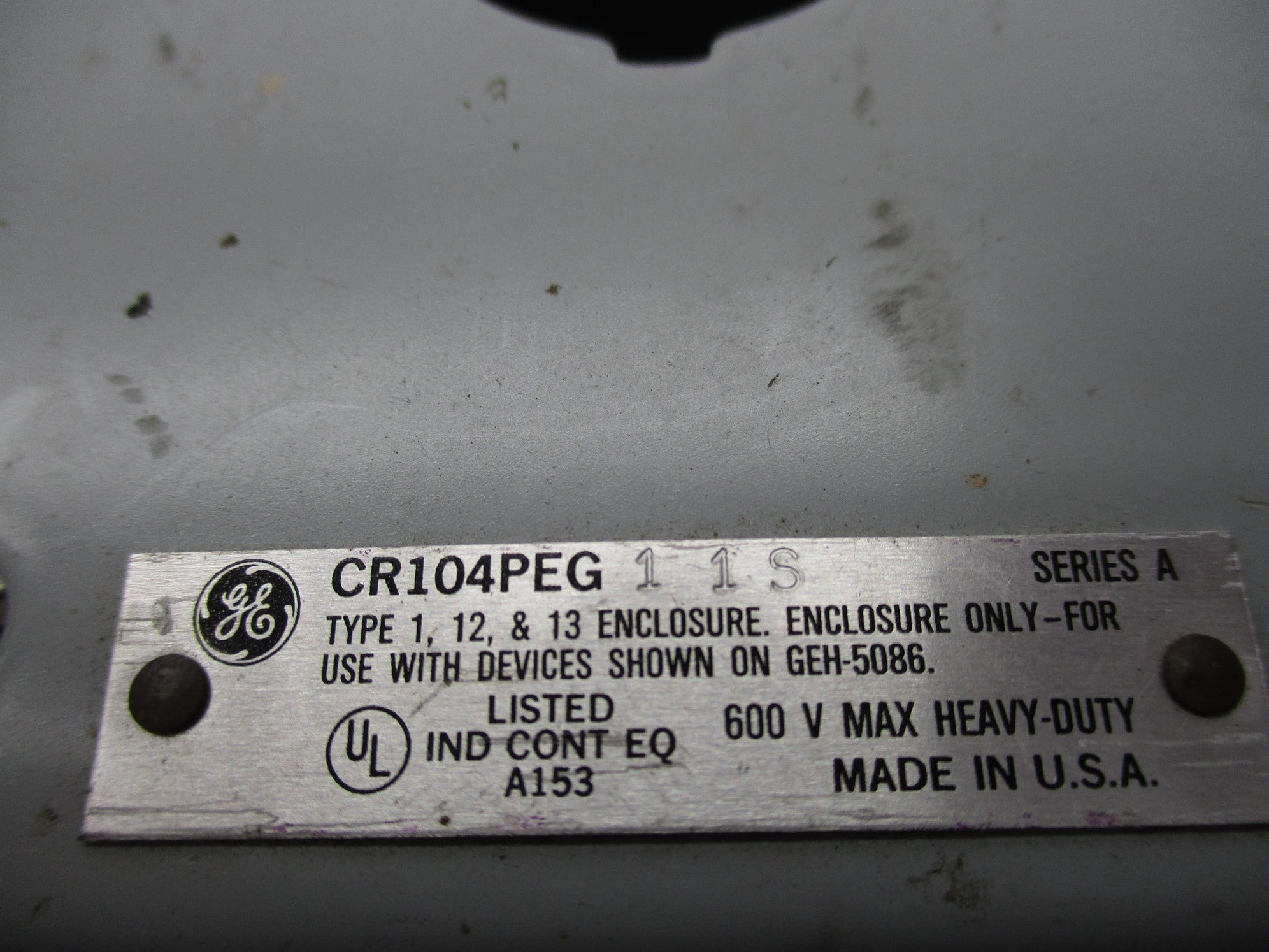 GENERAL ELECTRIC CR104PEG11S SER. A NSNP