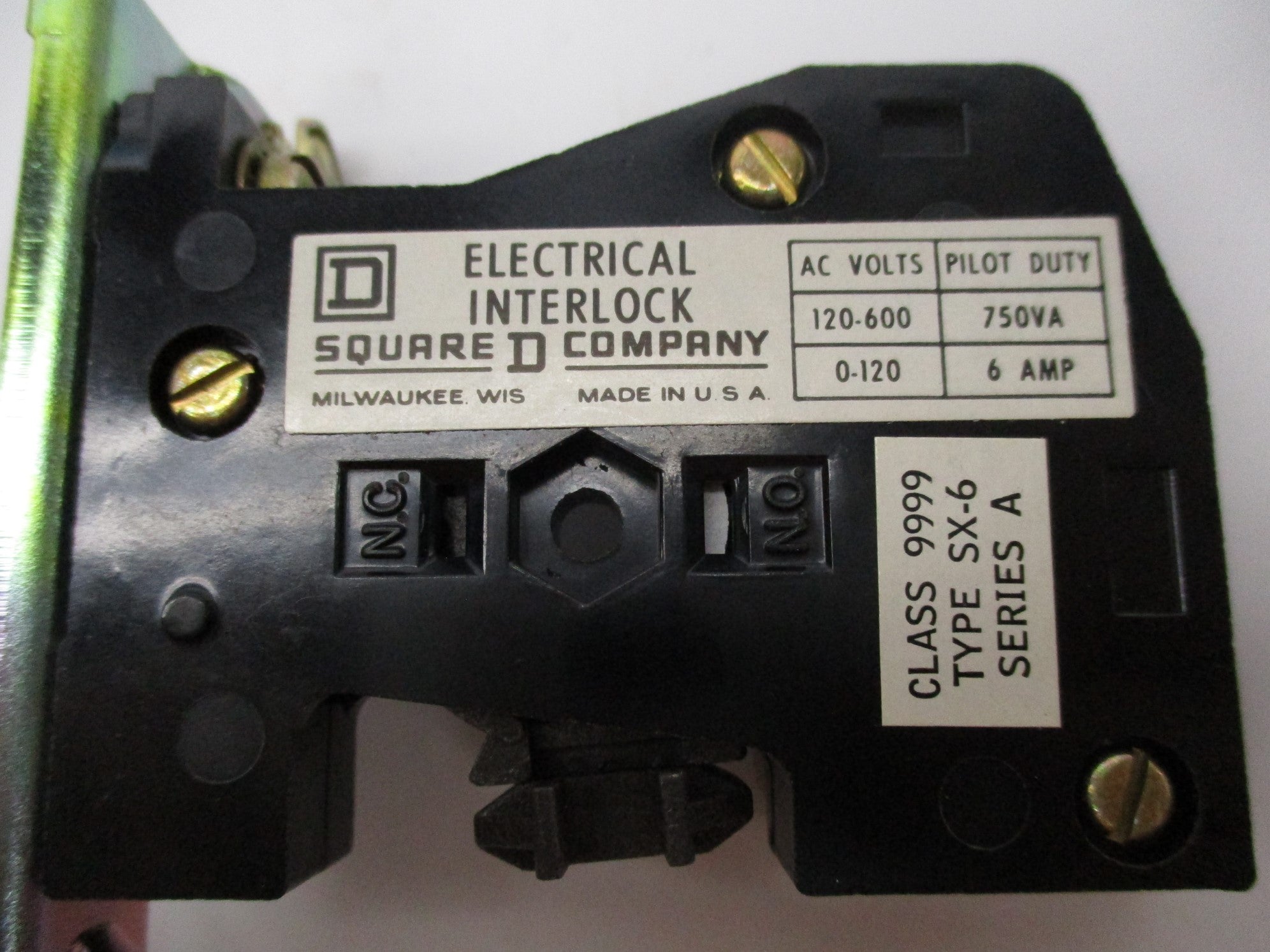 SQUARE D 9999-SX-6 SER. A NSNP
