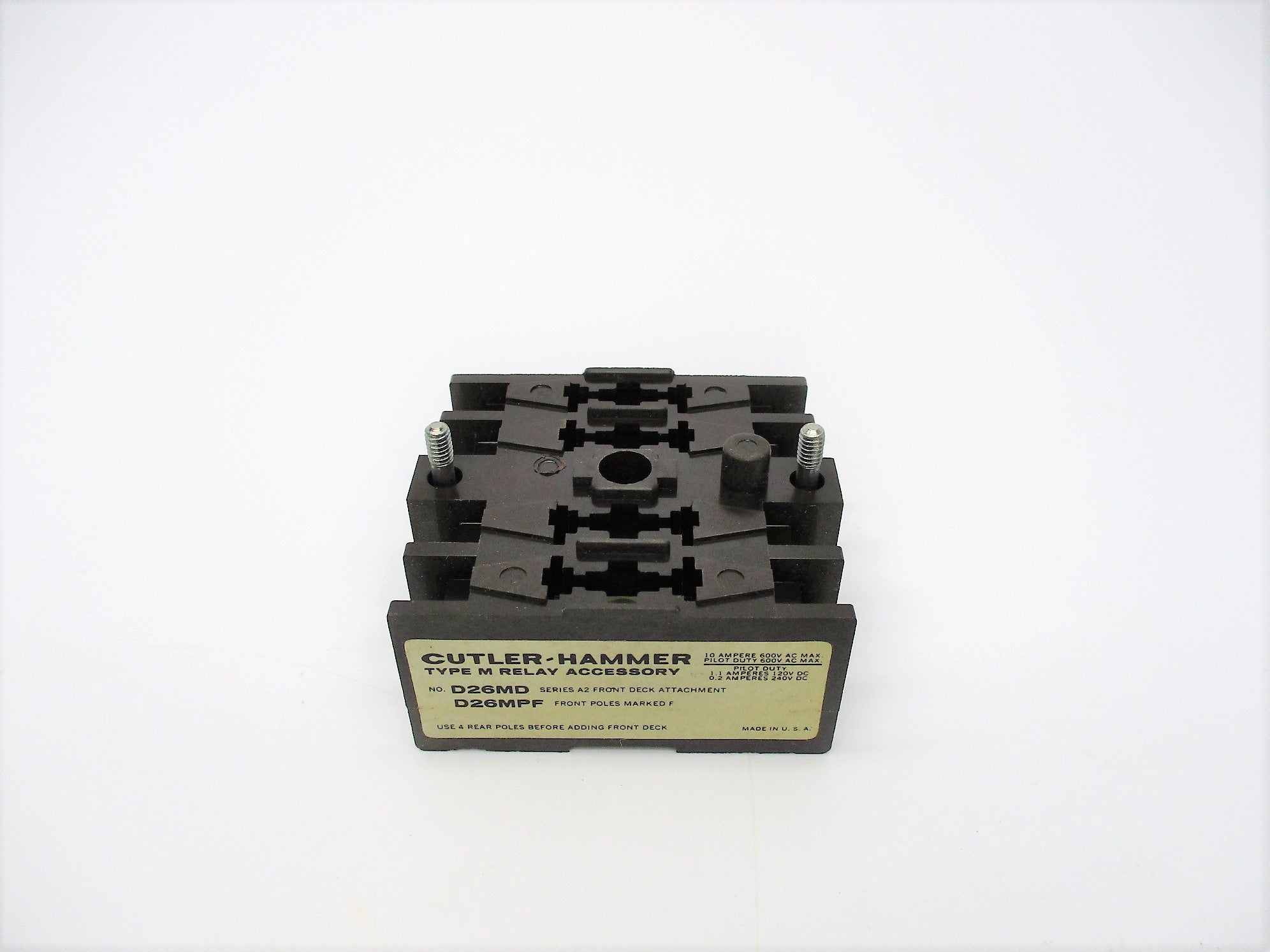 CUTLER HAMMER D26MD SER. A2 D26MPF 600V 10A NSNP