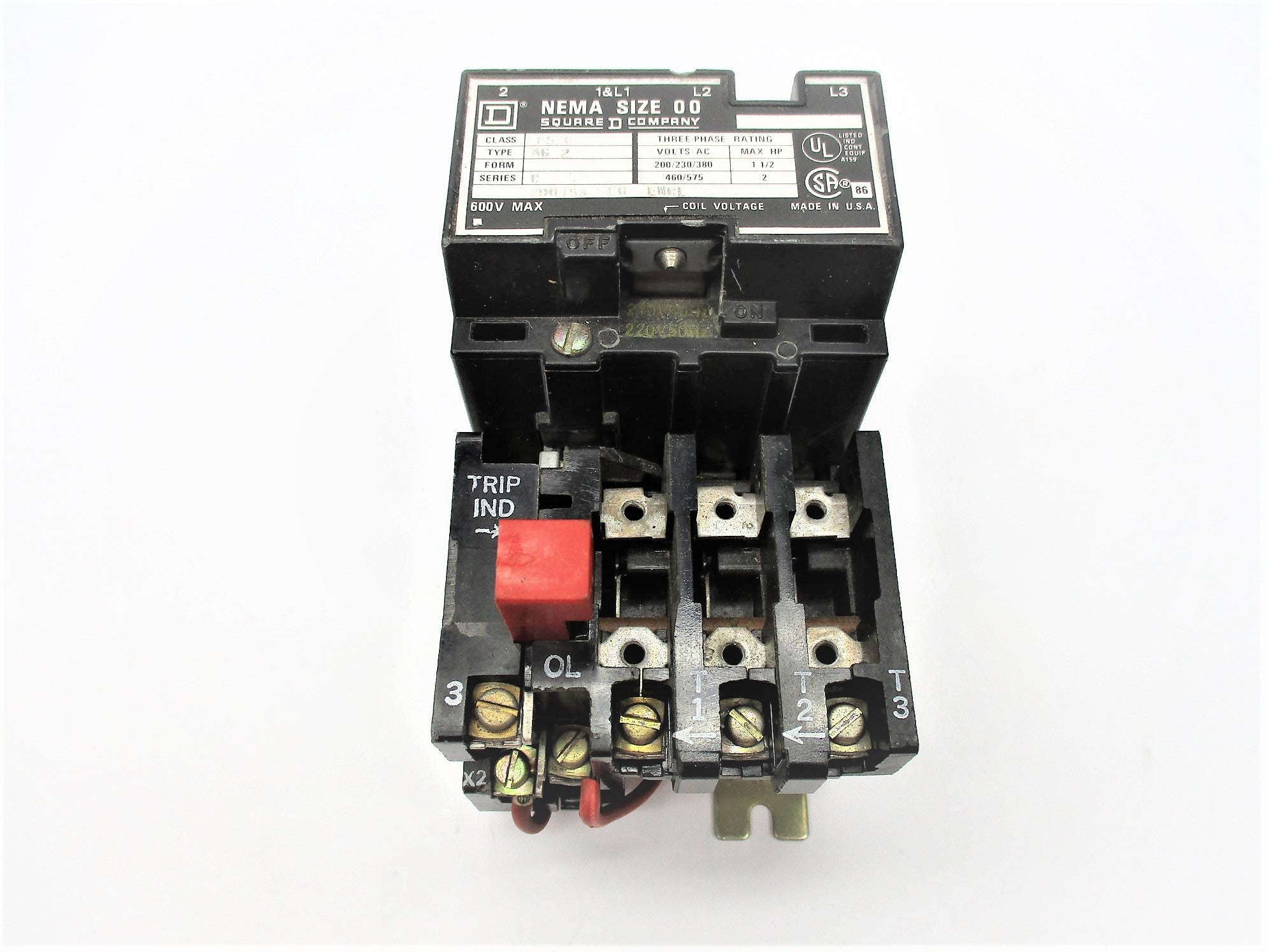 SQUARE D 8536AG2 SER. C 220/240V NSNP