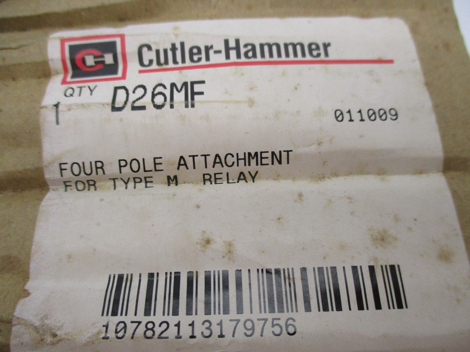 CUTLER HAMMER D26MF SER. A2 600VAC 10A NSMP