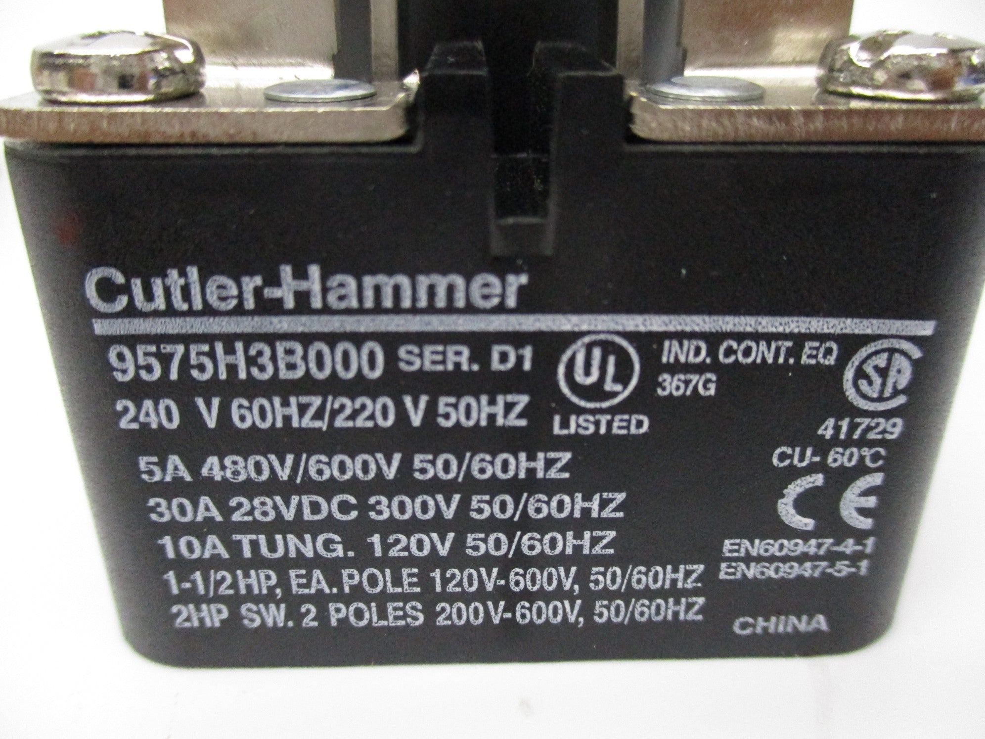CUTLER HAMMER 9575H3B000 SER. D1 220/240V NSMP