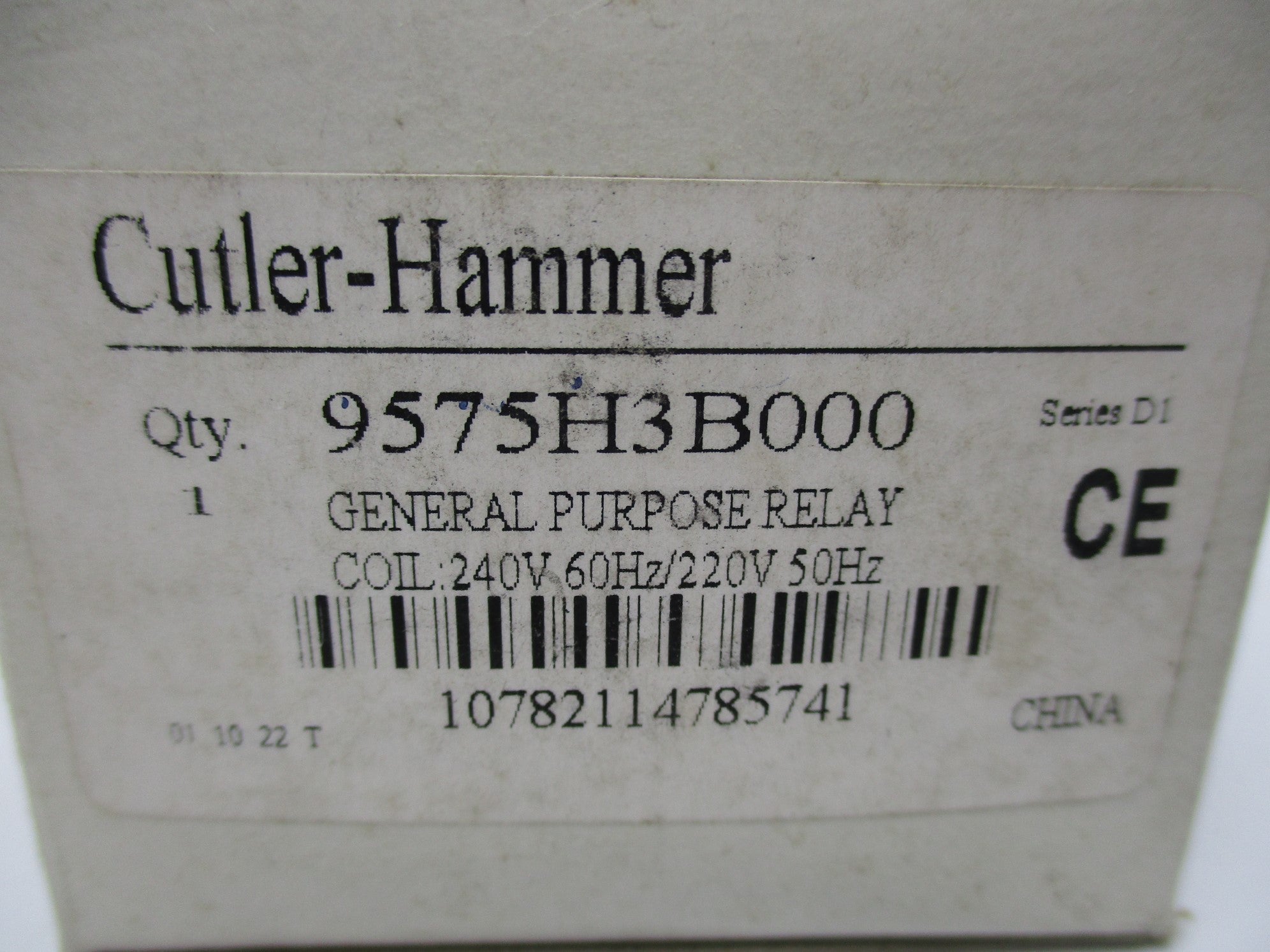CUTLER HAMMER 9575H3B000 SER. D1 220/240V NSMP