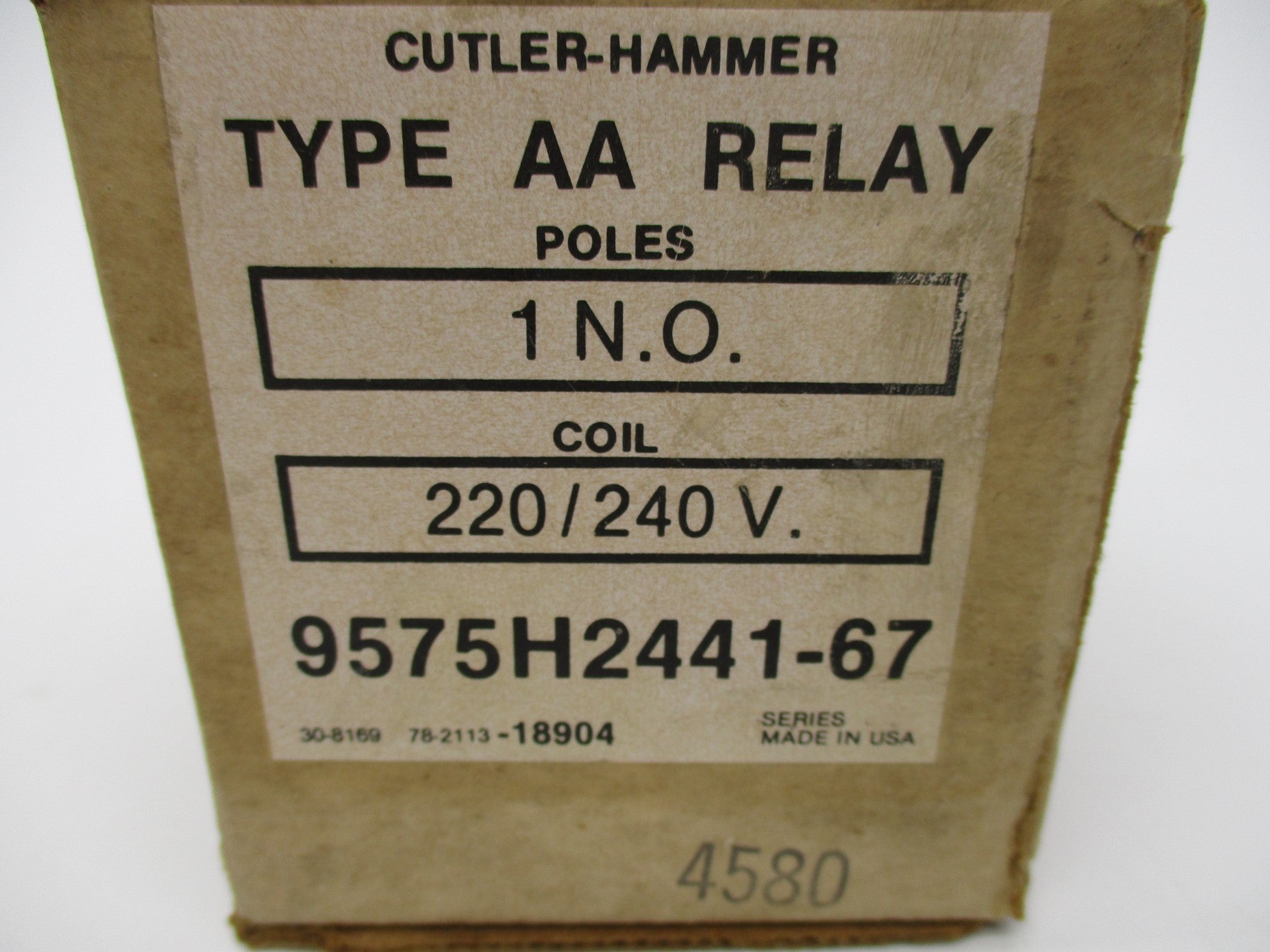 CUTLER HAMMER 9575H2441A-67 220/240V 16A NSMP