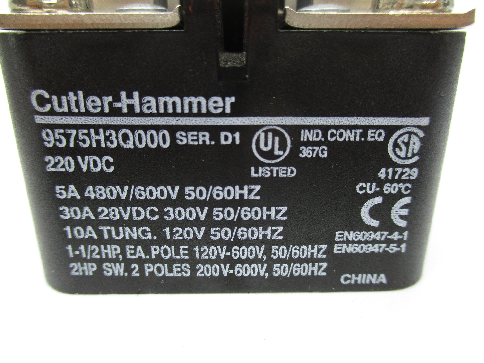 CUTLER HAMMER 9575H3Q000 SER. D1 220V NSMP