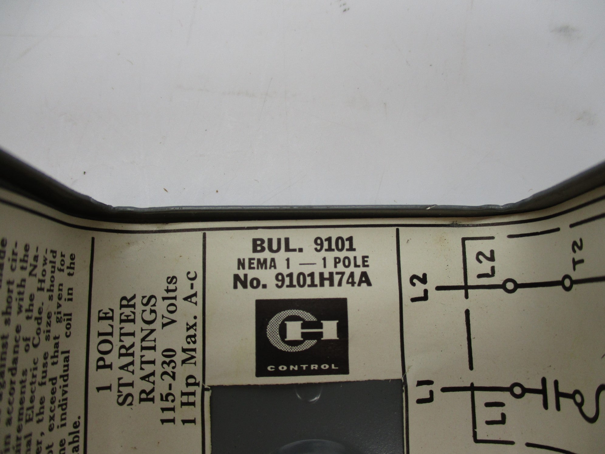 CUTLER HAMMER 9101H74A NSMP