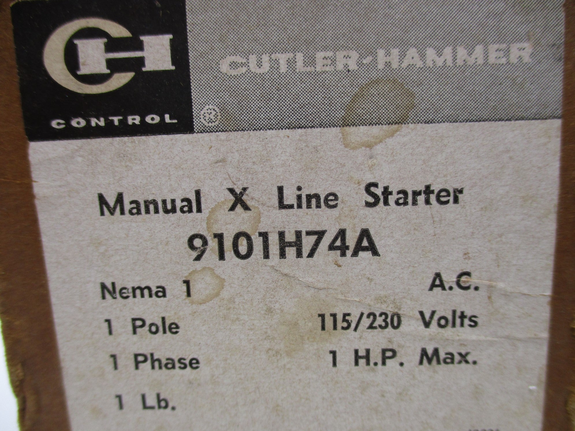 CUTLER HAMMER 9101H74A NSMP