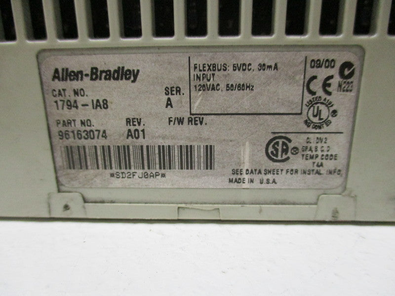 ALLEN BRADLEY 1794-IA8 SER. A (AS PICTURED) * NEW NO BOX *