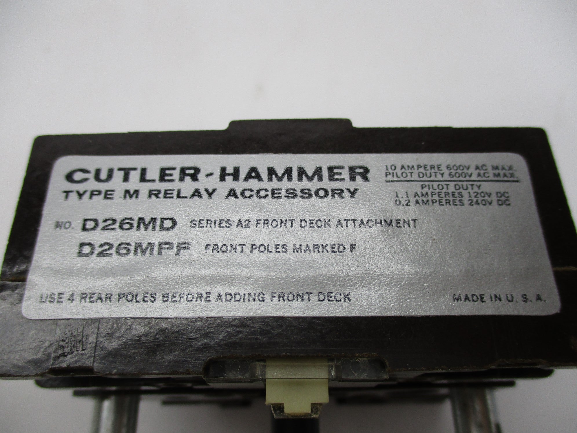 CUTLER HAMMER D26MD SER. A2 (AS PICTURED) NSNP