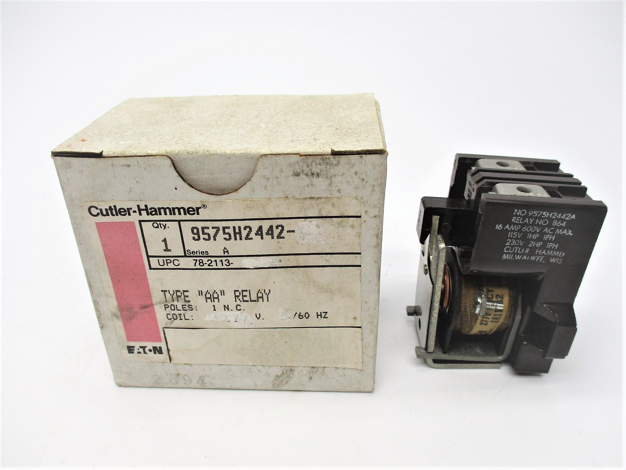 CUTLER HAMMER 9575H2442A SER. A 277V 16A NSMP