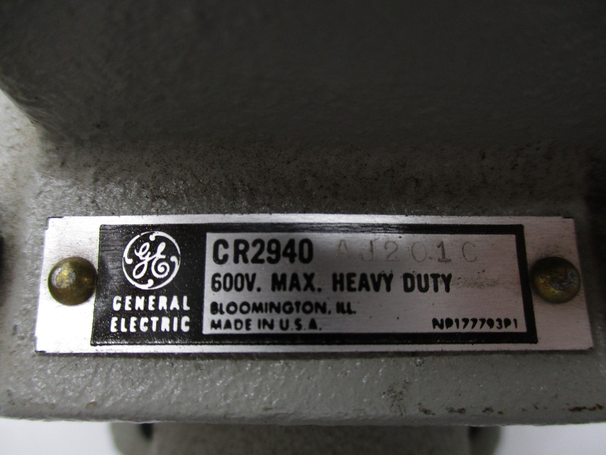 GENERAL ELECTRIC CR2940AJ201C NSNP