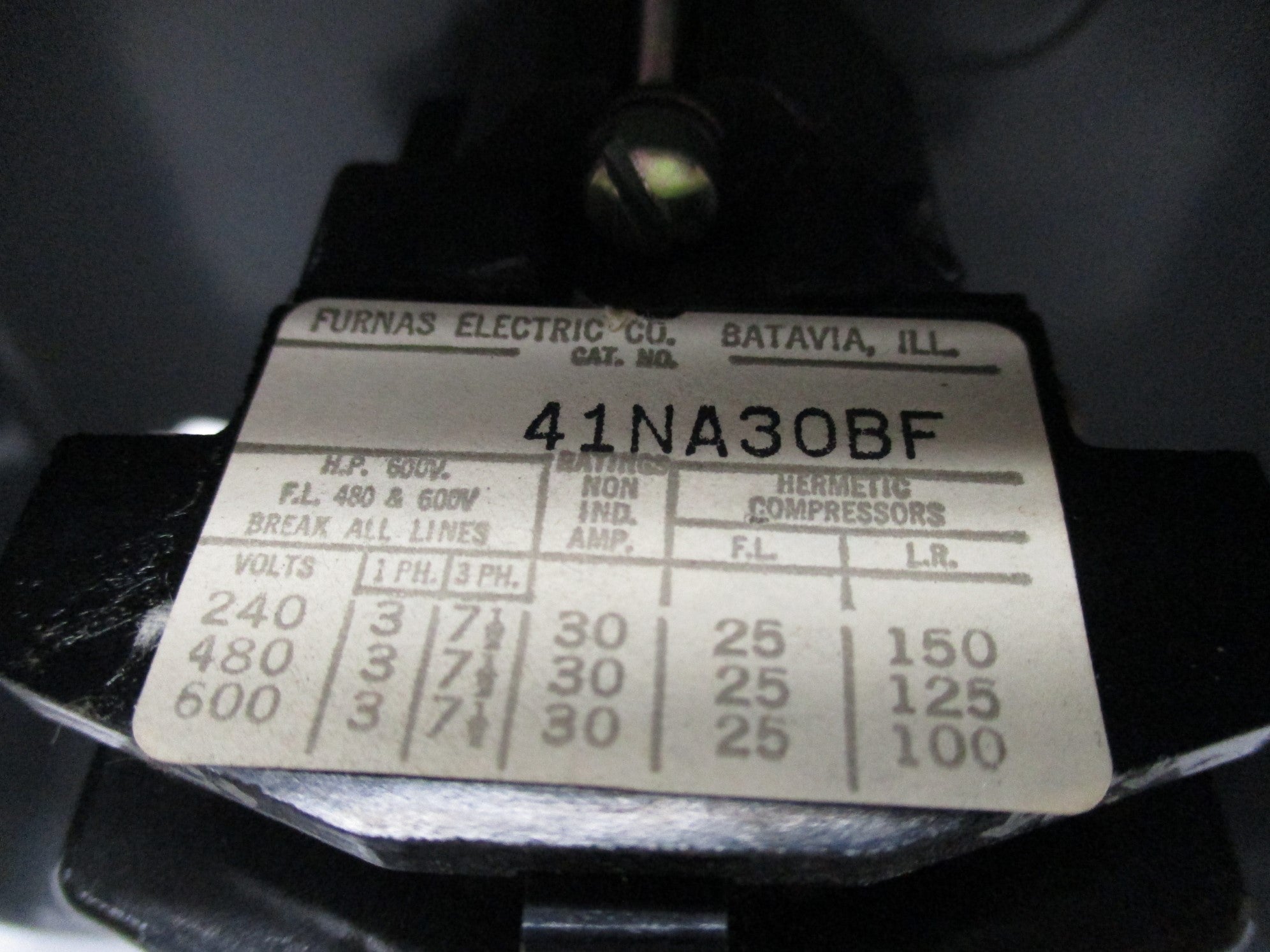FURNAS 41NA30BF 240/600V NSNP