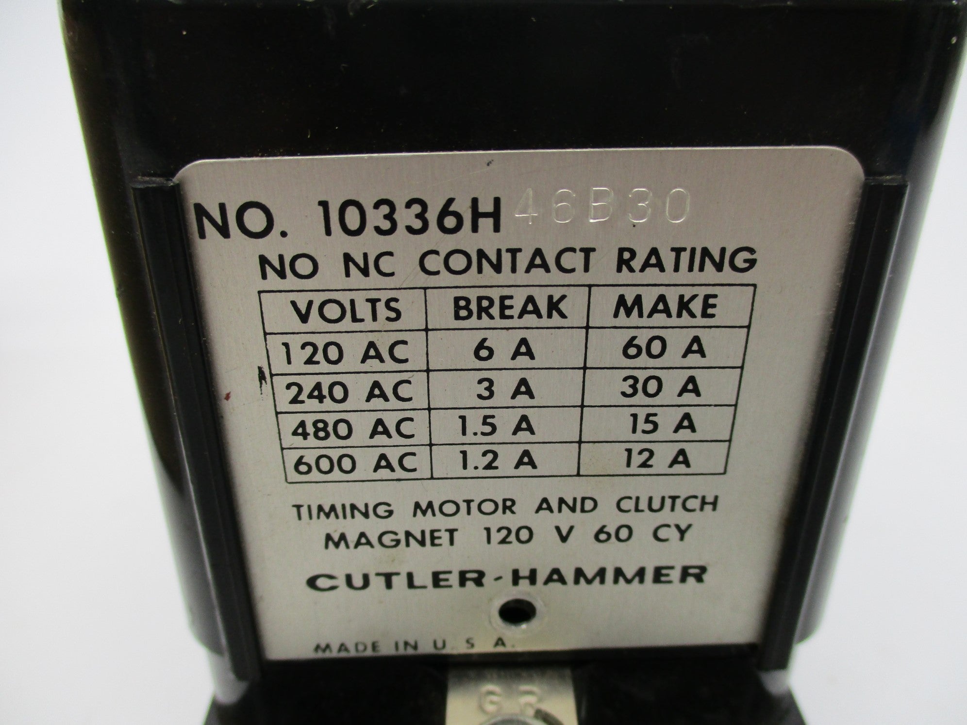 CUTLER HAMMER 10336H46B30 NSMP