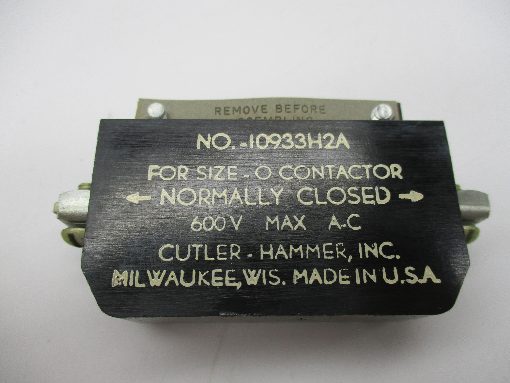 CUTLER HAMMER 10933H2A 600VAC NSMP