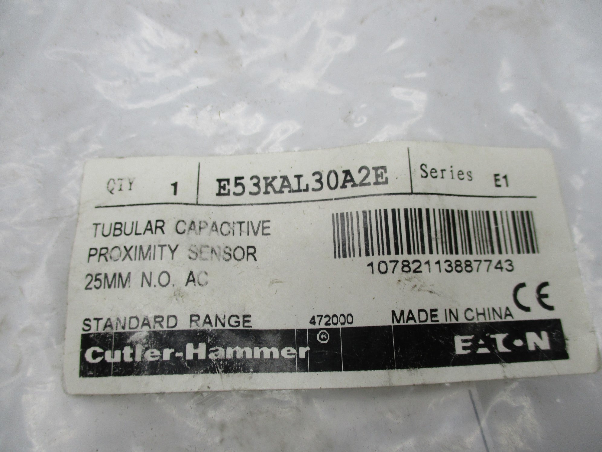 CUTLER HAMMER E53KAL30A2E SER. E1 20-250VAC 3A NSNP