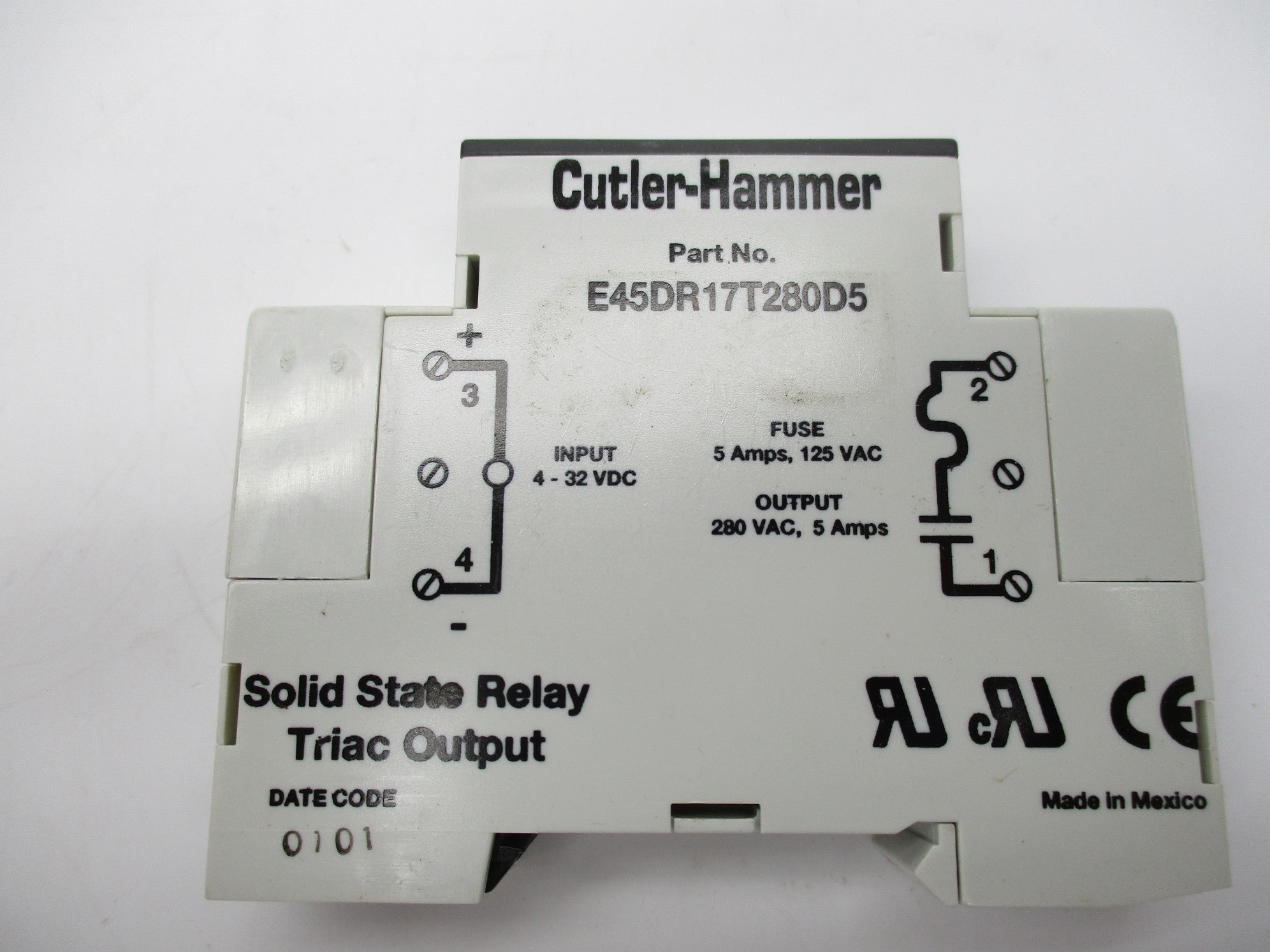 CUTLER HAMMER E45DR17T280D5 280V 5A NSMP