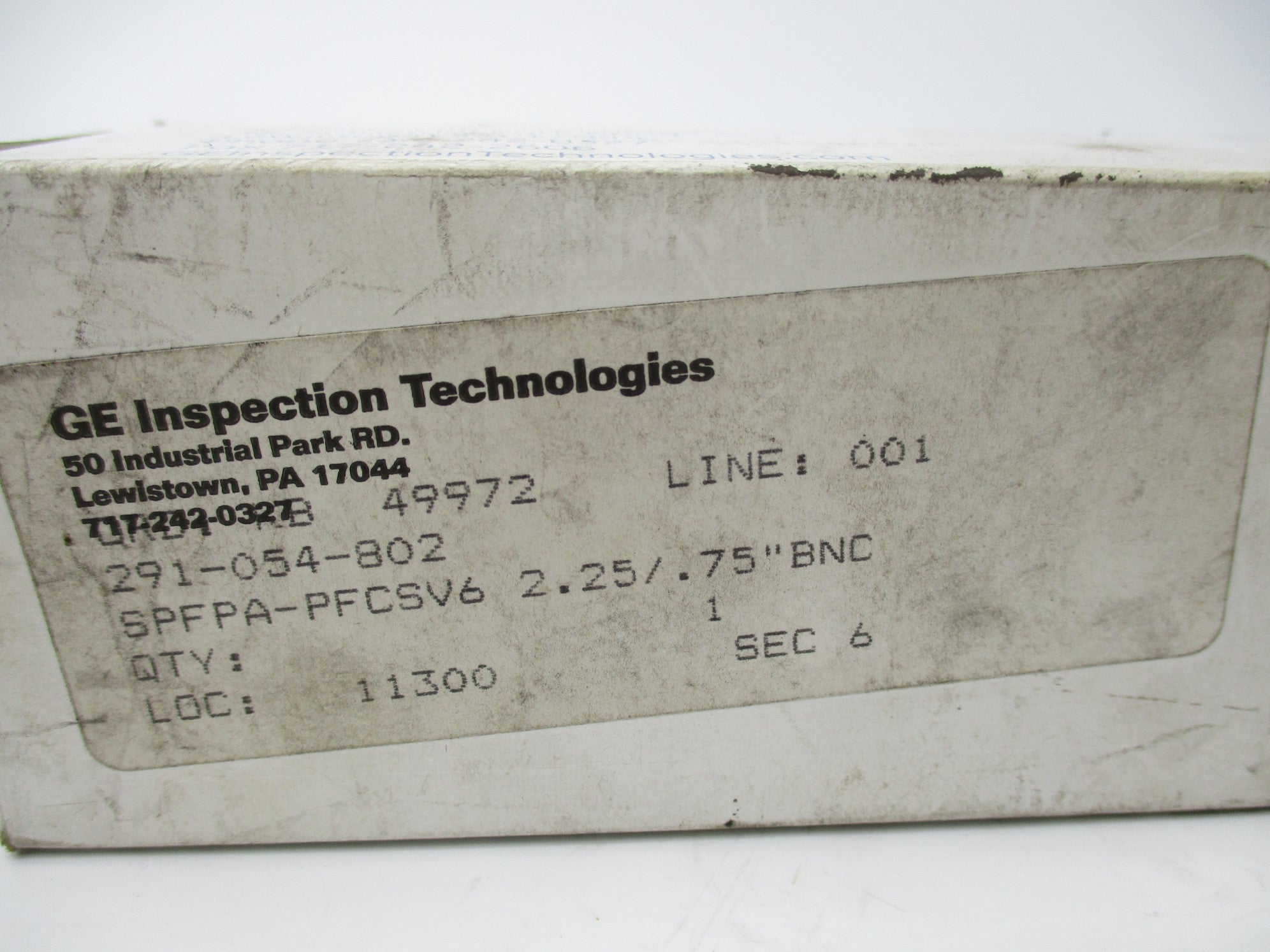 GENERAL ELECTRIC 291-054-802 SPFPA-PFCSV6 NSMP