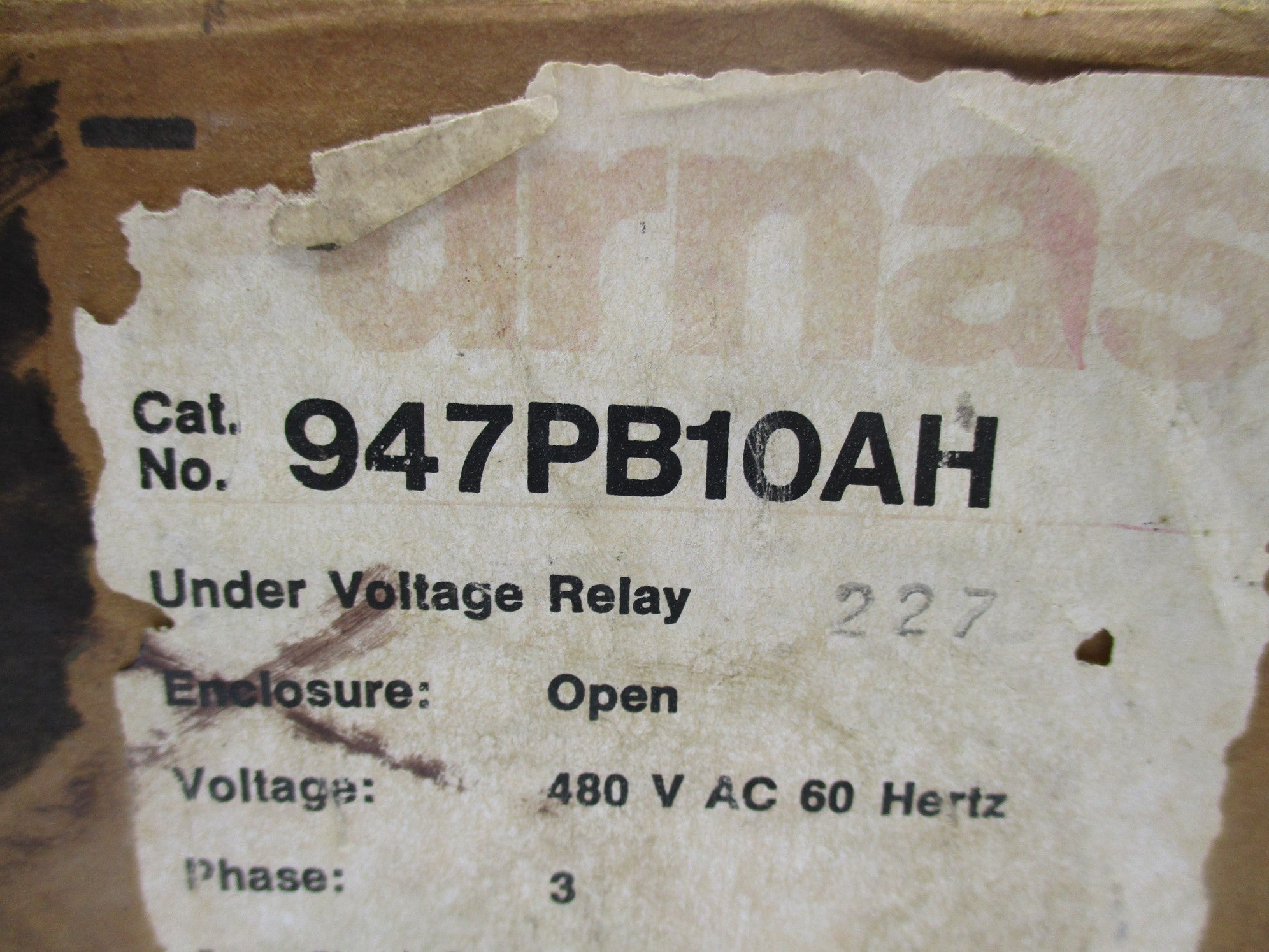 FURNAS 947PB10AH 480VAC NSMP