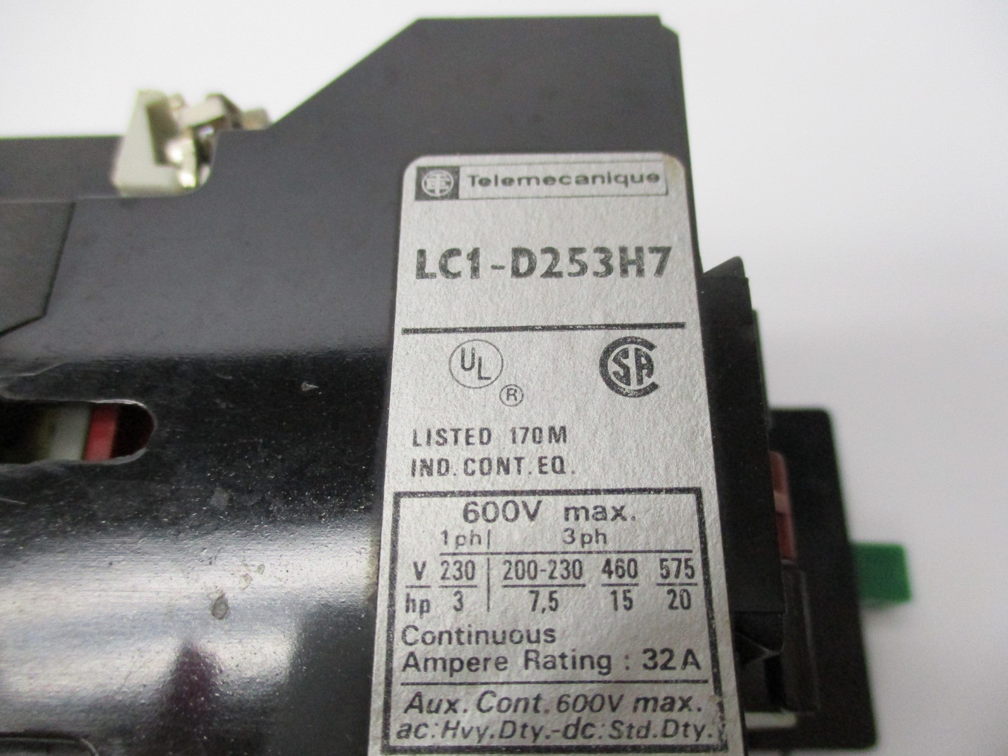 TELEMECANIQUE LC1-D253H7 200/240V NSNP