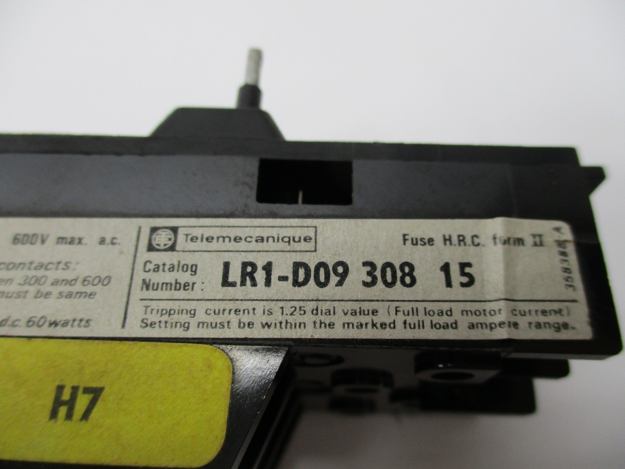TELEMECANIQUE LR1-D09-308 2.5-4A UNMP
