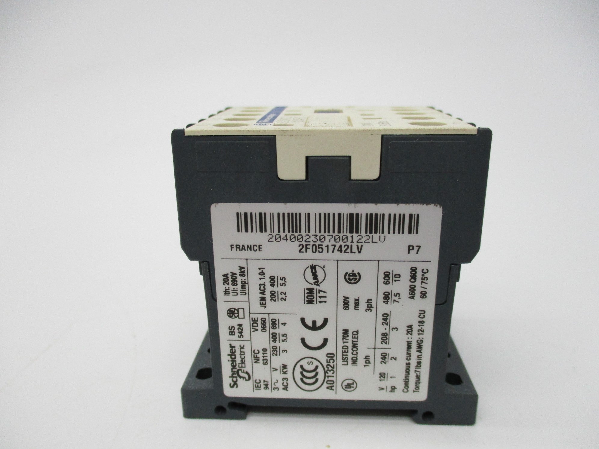 TELEMECANIQUE LC1K12004P7 230V NSMP