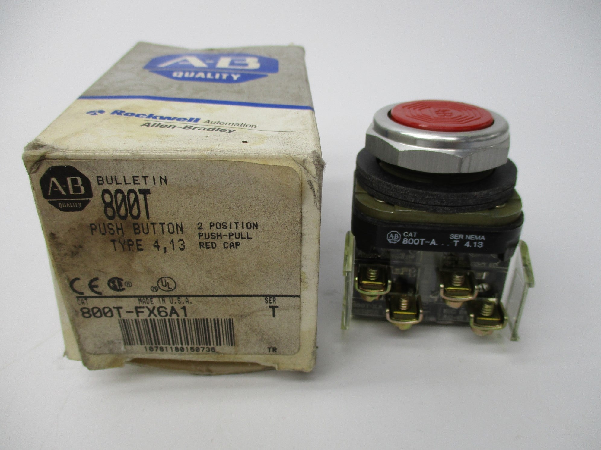 ALLEN BRADLEY 800T-FX6A1 SER. T (GY/BL) NSMP