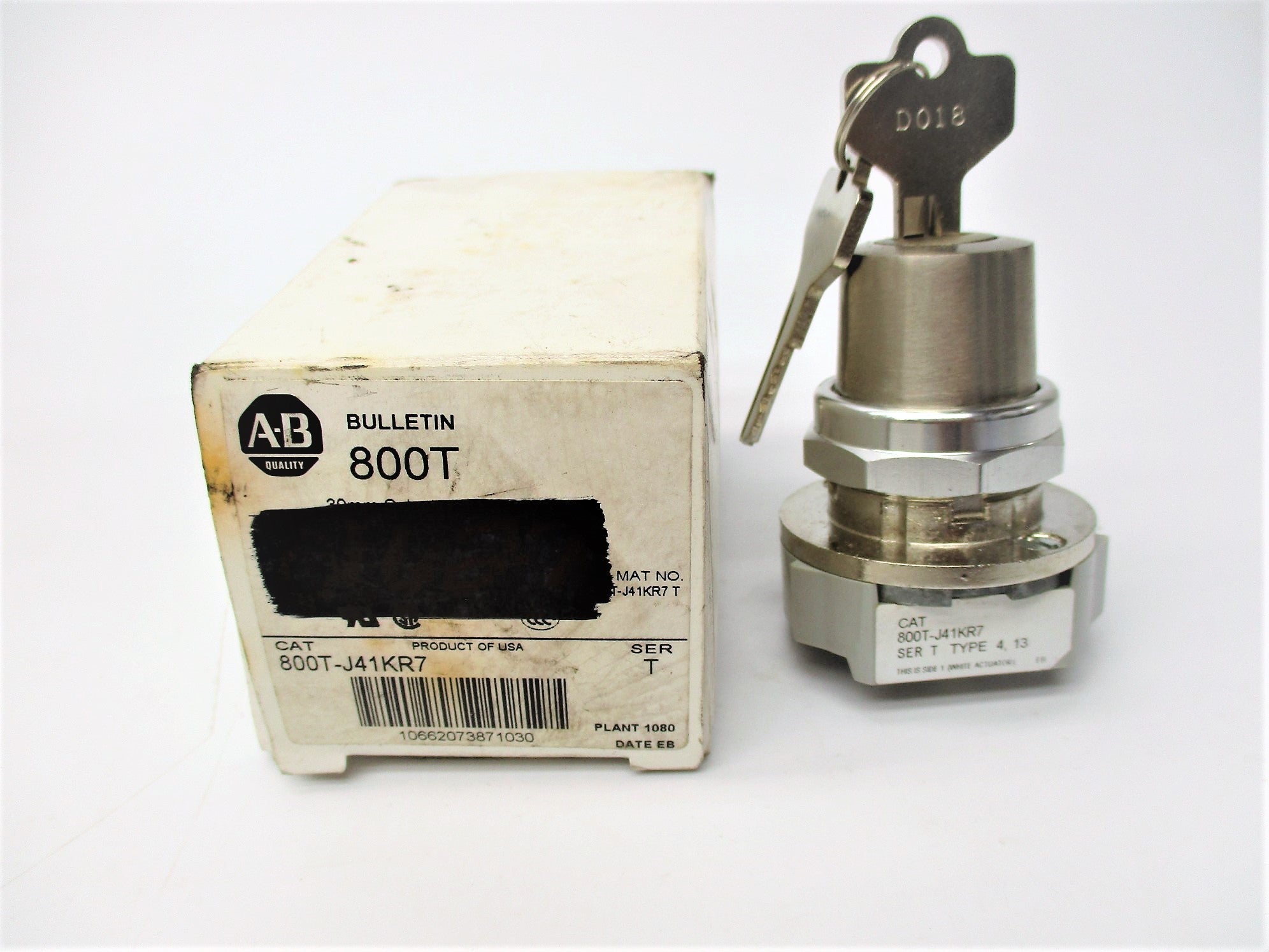 ALLEN BRADLEY 800T-J41KR7 SER. T (WH) NSMP
