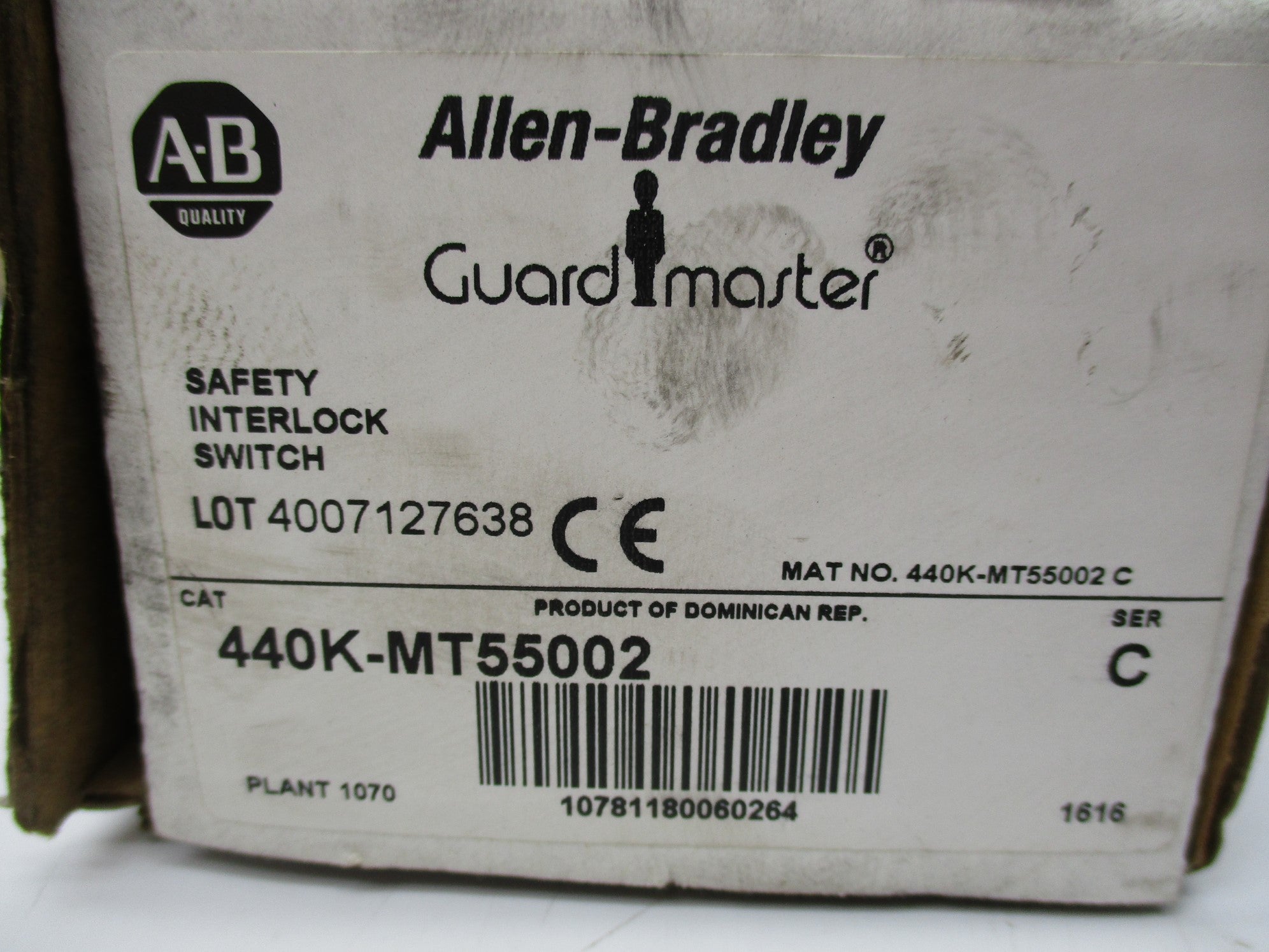 ALLEN BRADLEY 440K-MT55002 SER. C (WH) NSMP
