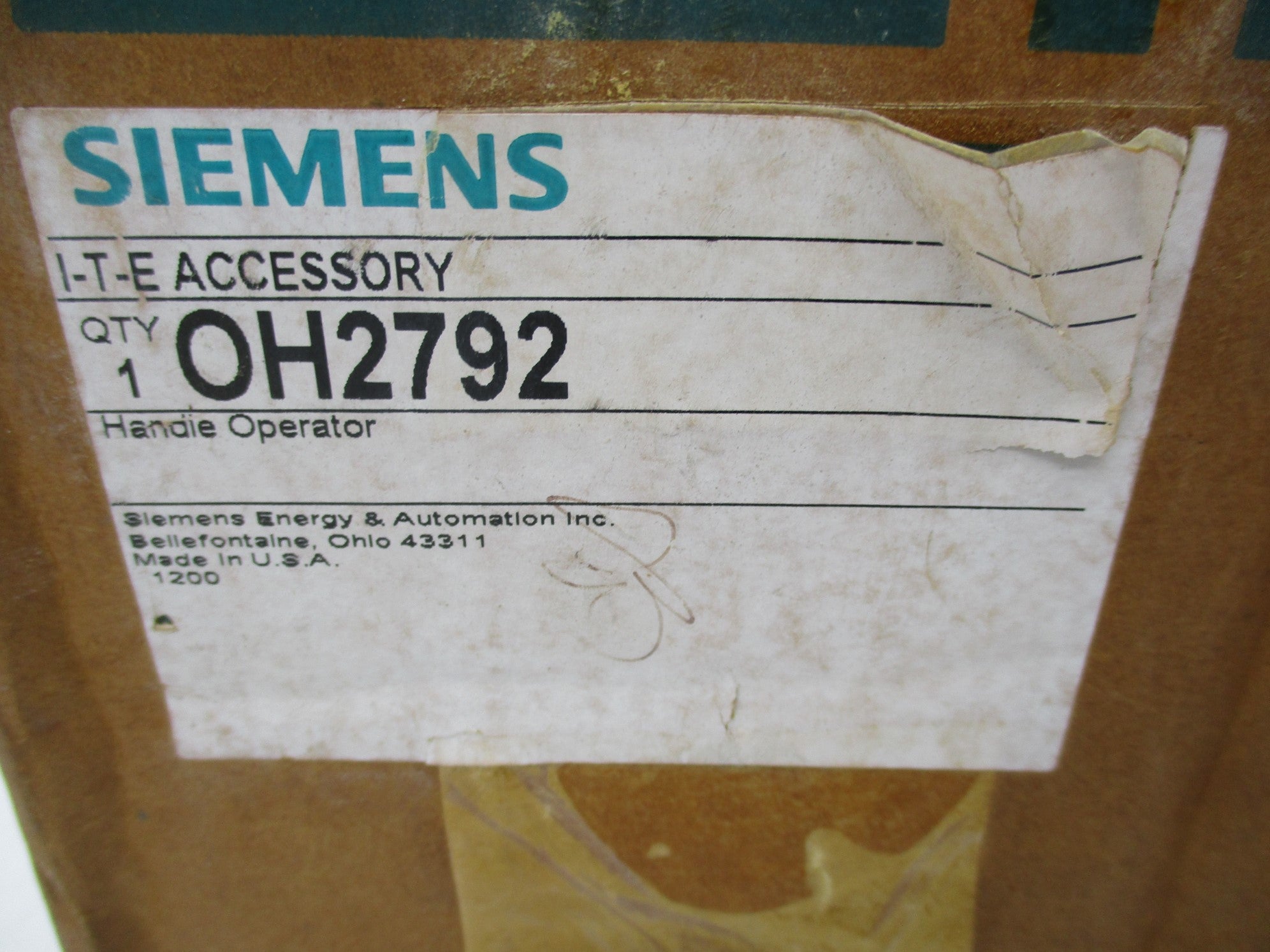 SIEMENS OH2792 NSMP