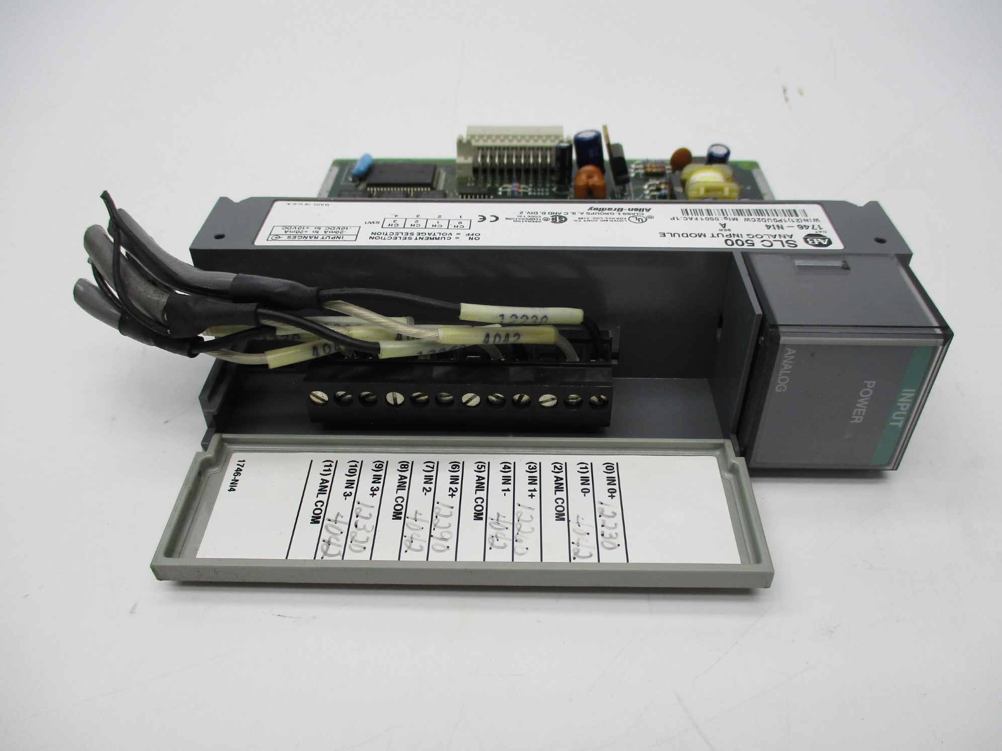 ALLEN BRADLEY 1746-NI4 SER. A (AS PICTURED) UNMP